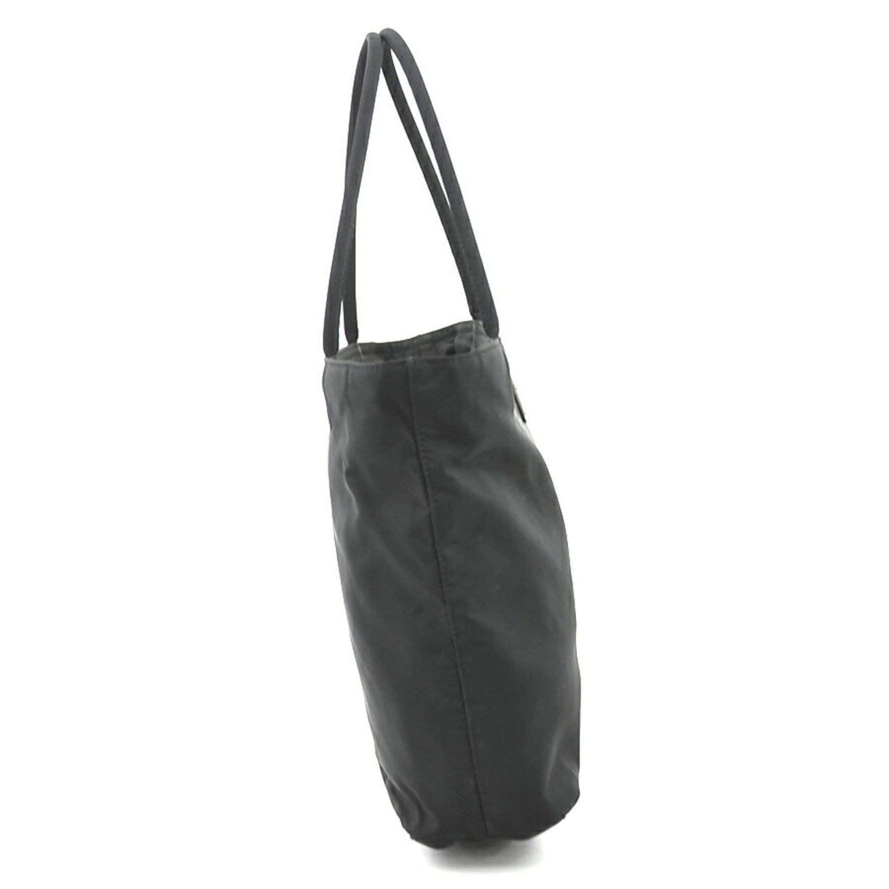 PRADA handbag nylon black silver ladies e60295j