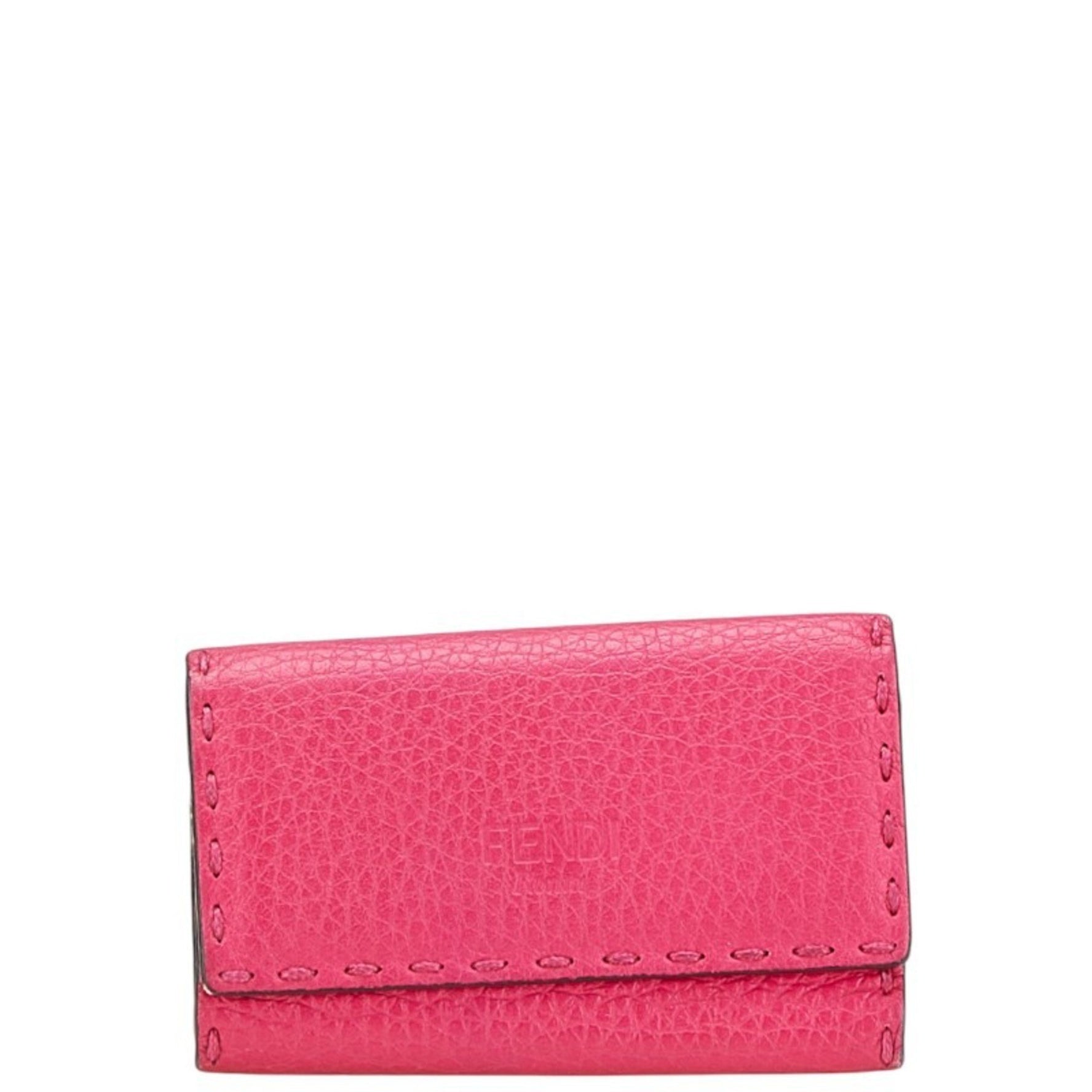 Fendi Selleria key case Leather