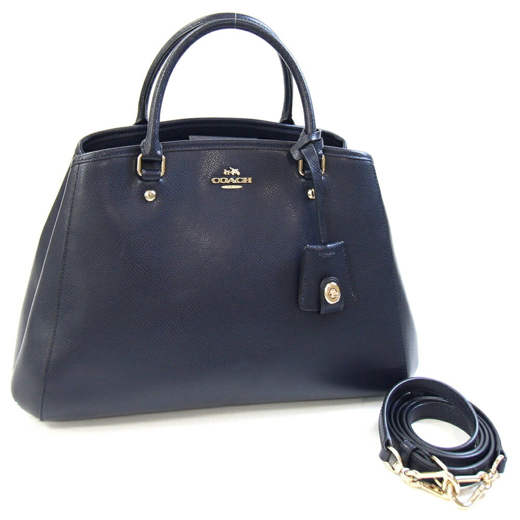 Coach Small Margot Carryall Handbag Leather Shoulder Bag