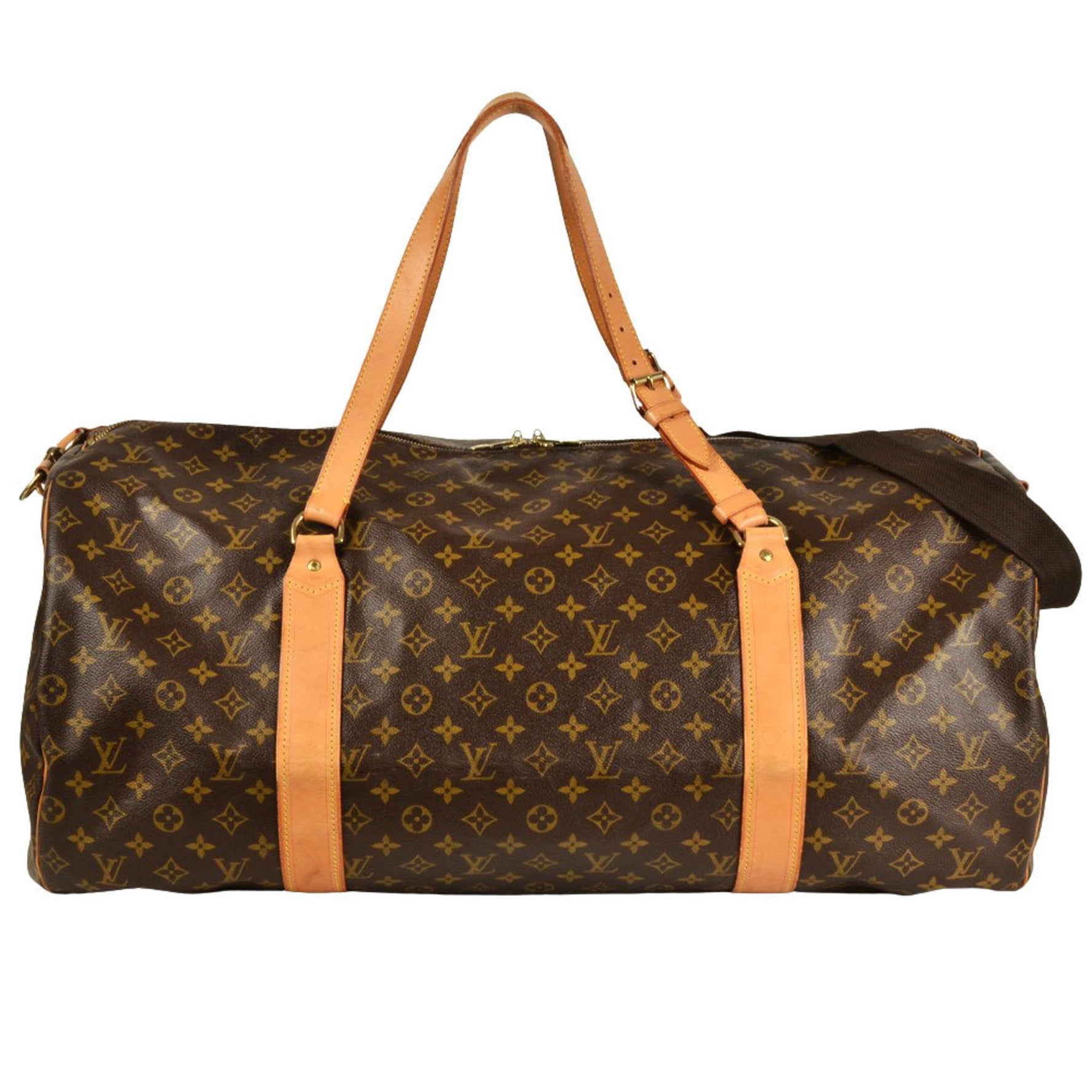 Louis Vuitton Sac Polochon Boston Bag Monogram Canvas