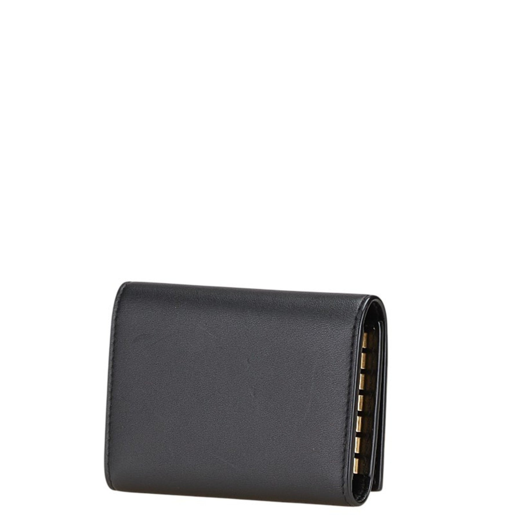 Saint Laurent key case leather