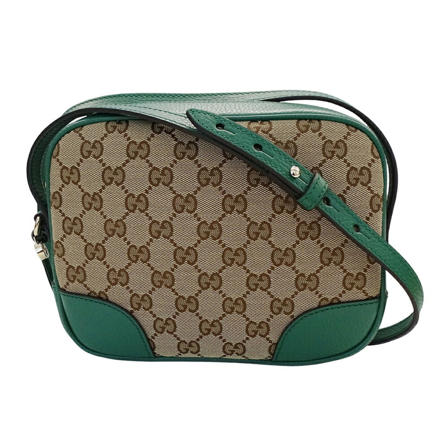 Gucci Shoulder Bag GG Canvas Green Beige Outlet
