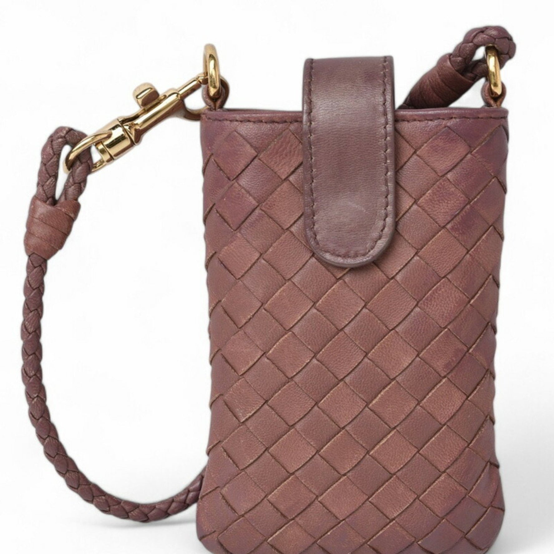 Bottega Veneta Smartphone Shoulder Pouch BOTTEGA VENETA Intrecciato Nappa 6003