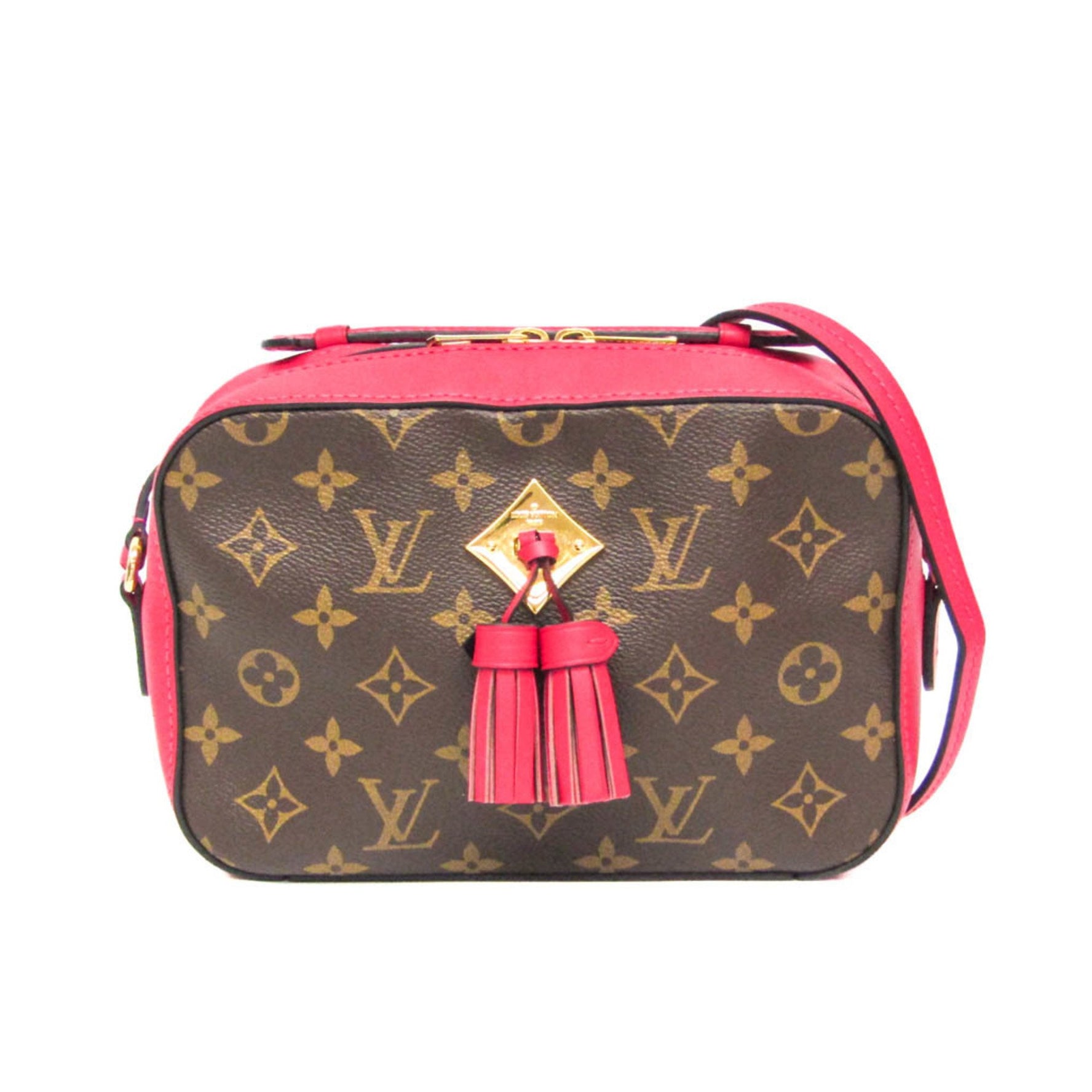 Louis Vuitton Monogram Saintonge Shoulder Bag Brown,Freesia