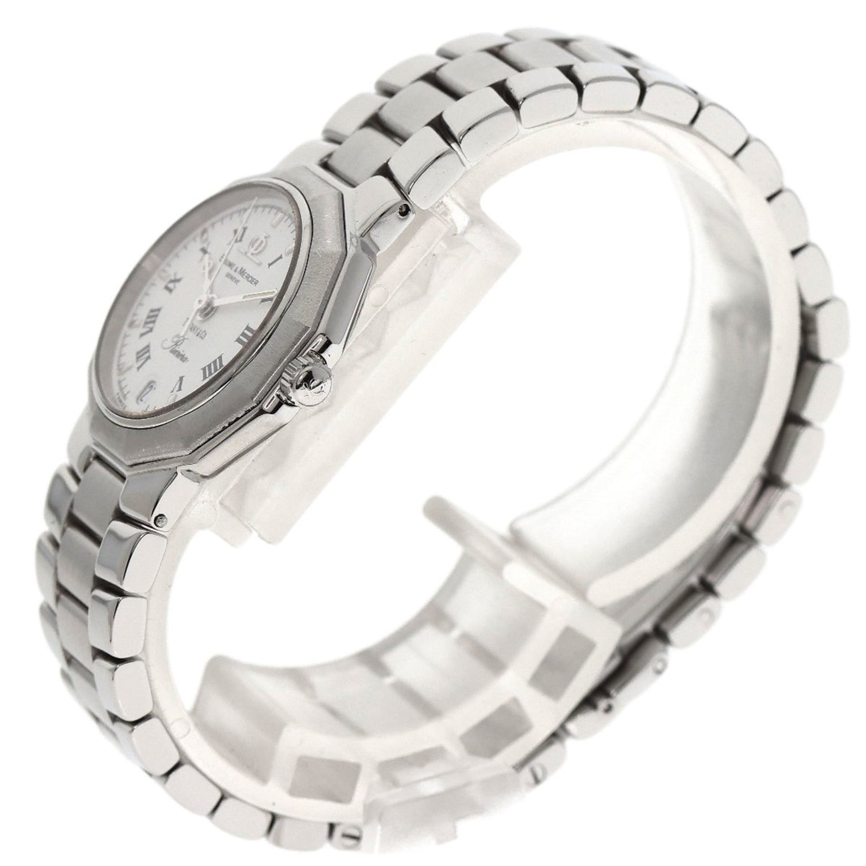 Baume & Mercier MV040078 Riviera W-name Tiffany collaboration watch Stainless steel SS Ladies