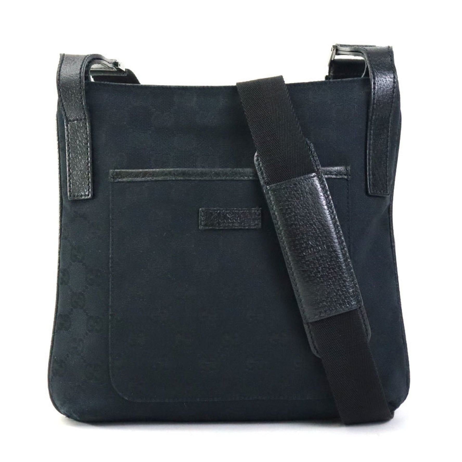 GUCCI Shoulder Bag GG Canvas Black Men's Women's e59173a