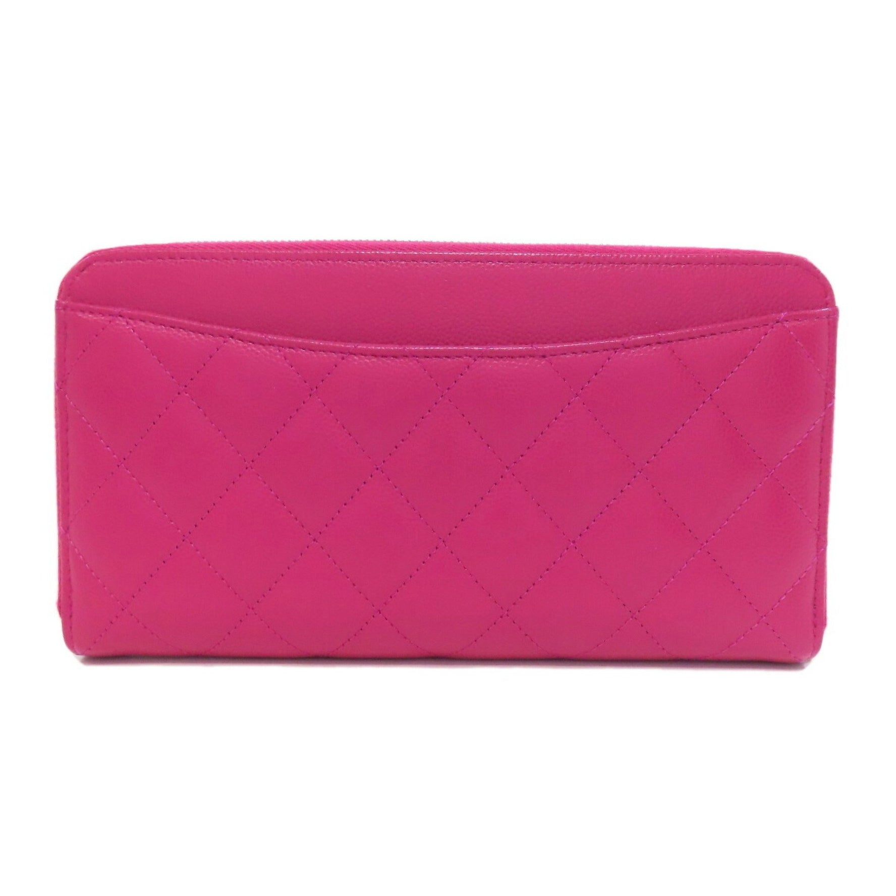 CHANEL Matelasse Coco Mark Long Wallet in Grained Calfskin