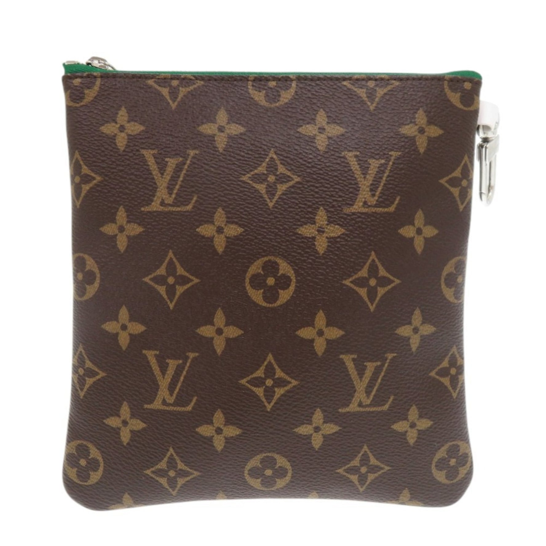 Like new Louis Vuitton Golf Accessory Pouch Monogram Brown 0712 LOUIS VUITTON