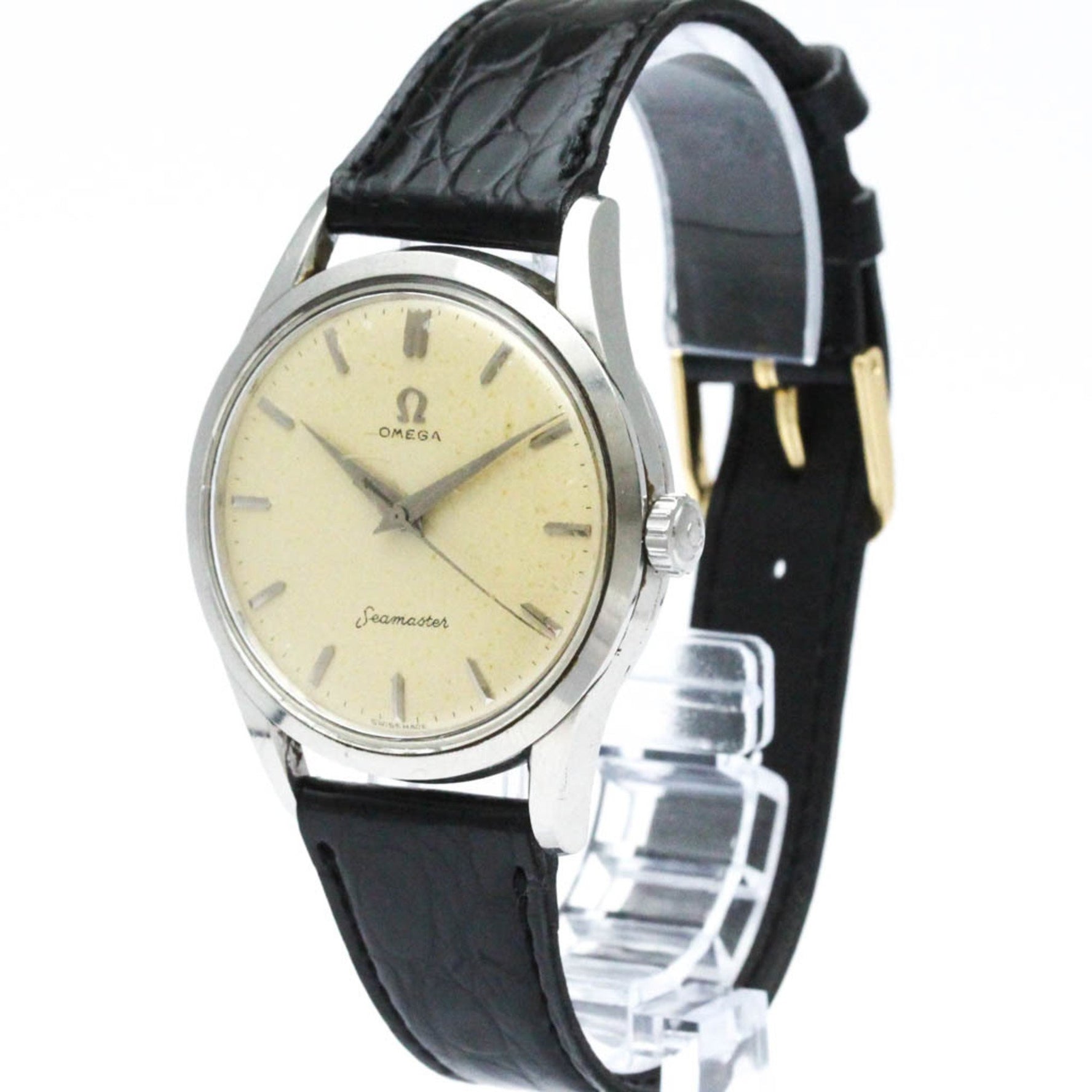Vintage OMEGA Seamaster Cal.284 Steel Hand-Winding Mens Watch 2938 BF571724