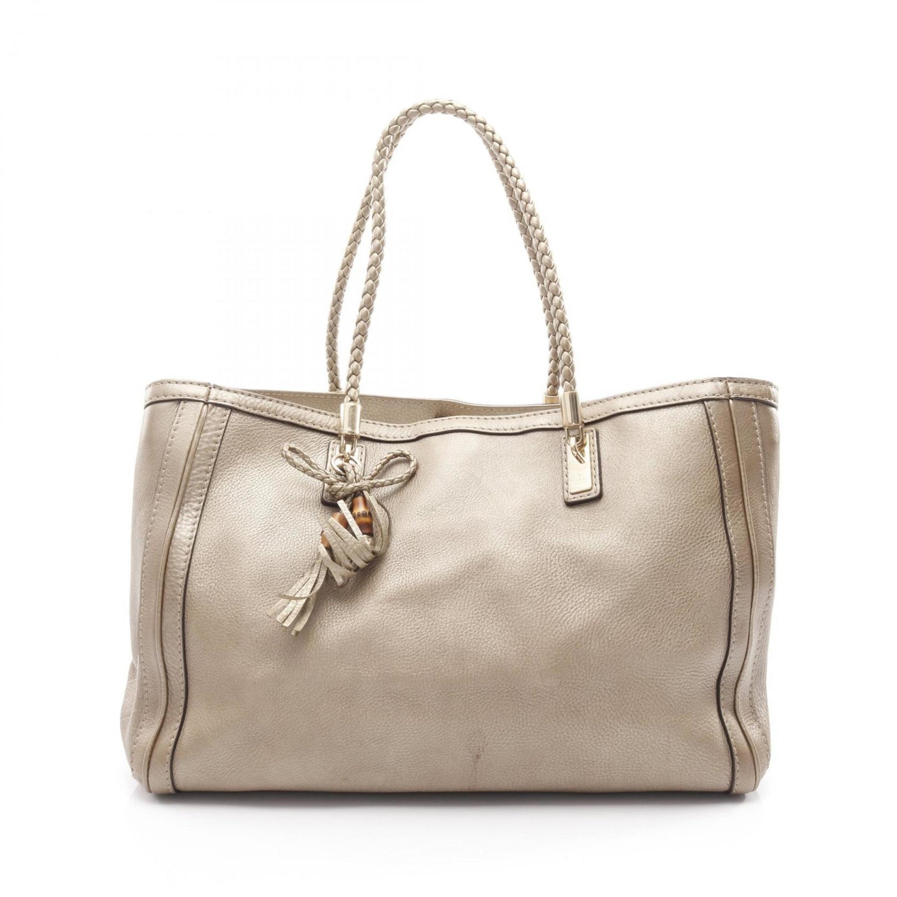 Gucci Bella Bamboo Tote Bag, Leather
