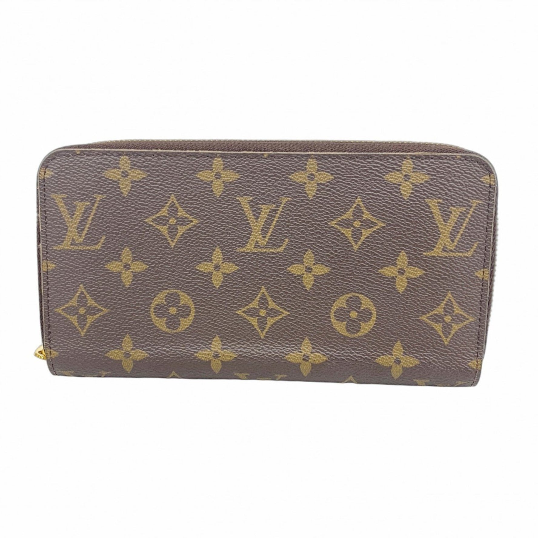 Louis Vuitton Monogram Zippy Wallet M42616 Brown Men's and Women's