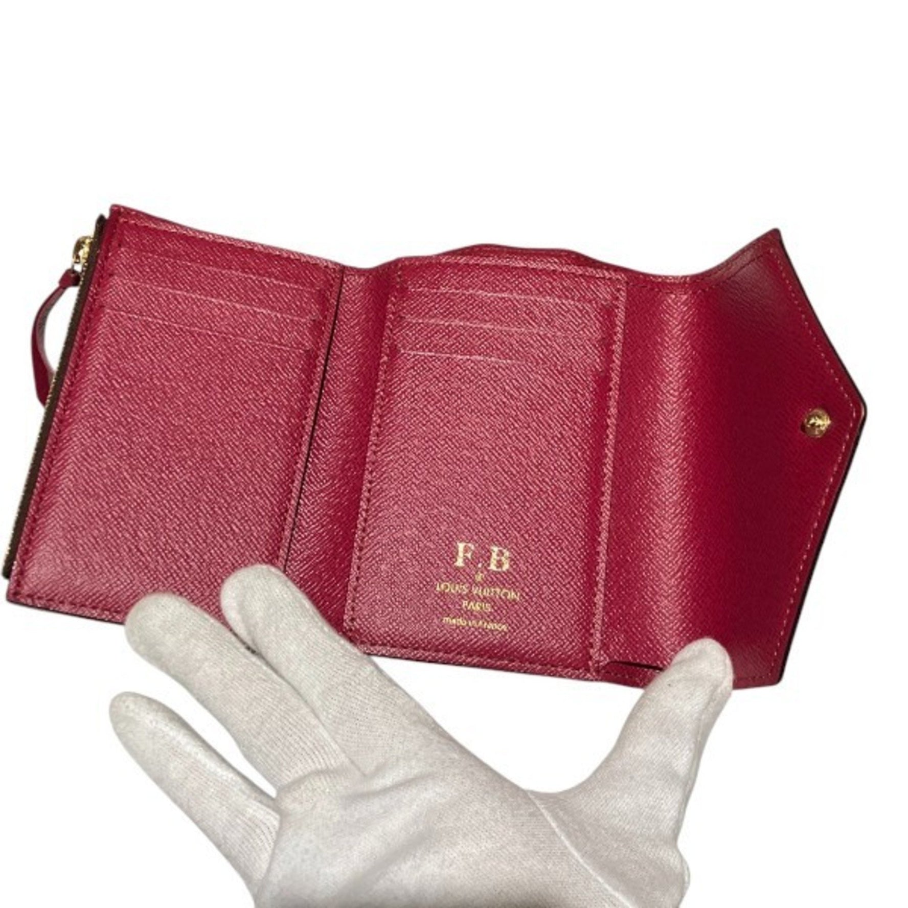 Louis Vuitton Monogram Portefeuille Victorine M41938 Tri-fold Wallet for Women