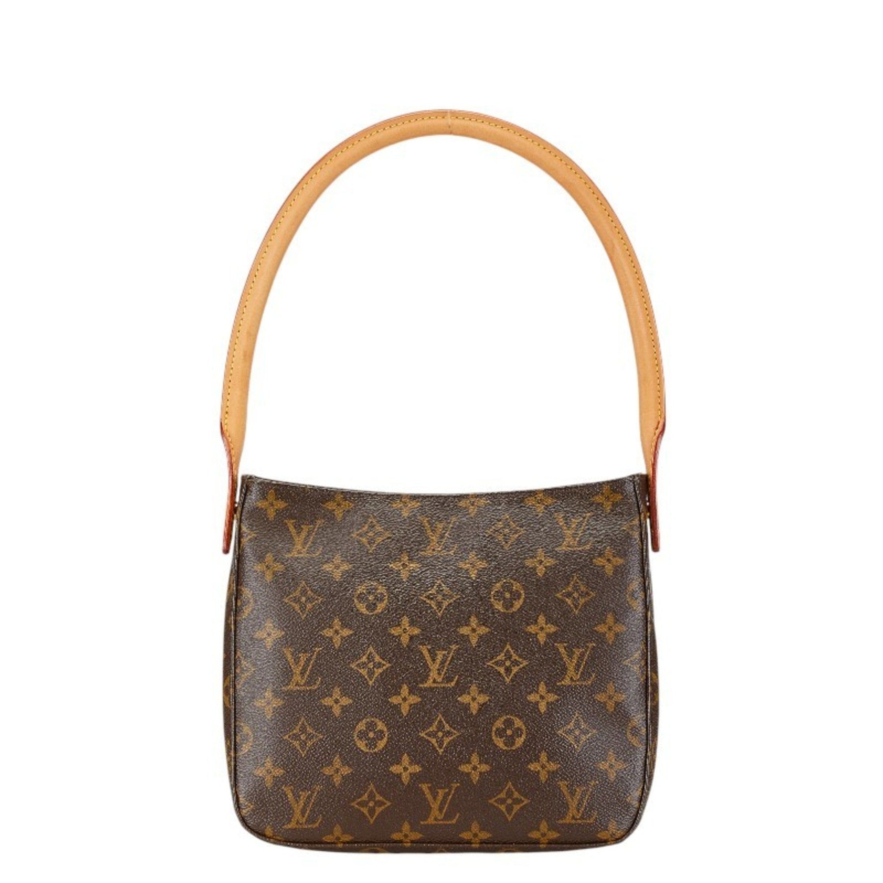 Louis Vuitton Monogram Looping MM Shoulder Bag Handbag M51146 Brown PVC Leather Women's LOUIS VUITTON