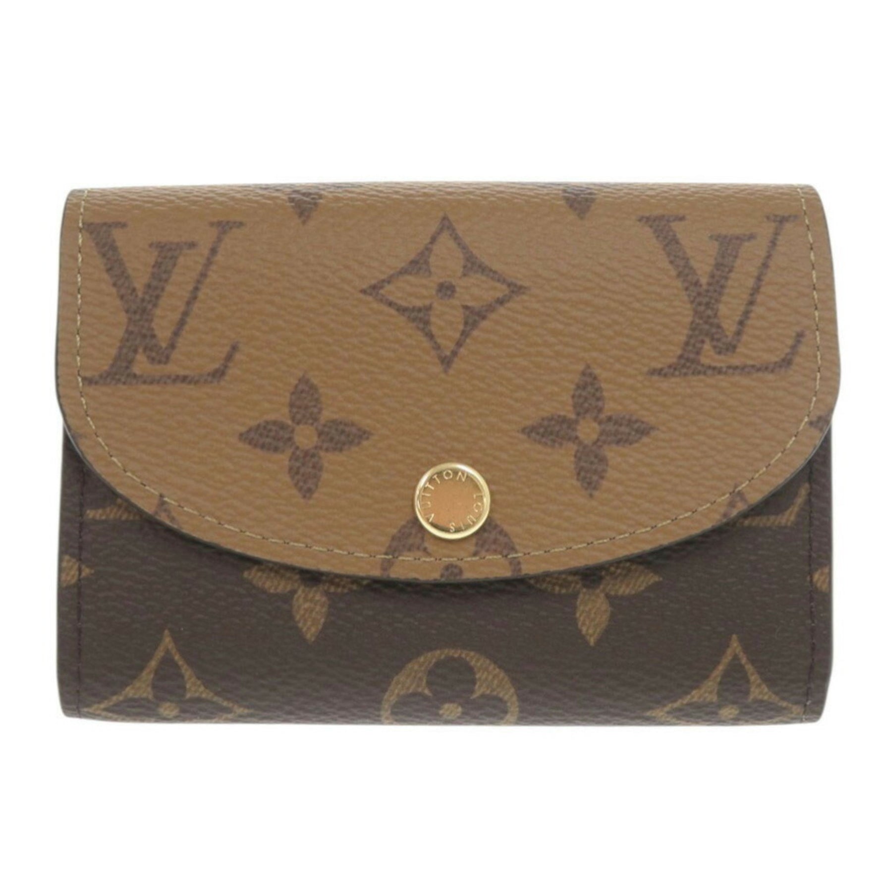 Like new Louis Vuitton Porte Monnaie Rosalie Monogram Canvas Reverse IC Chip Coin Case LV VUITTON