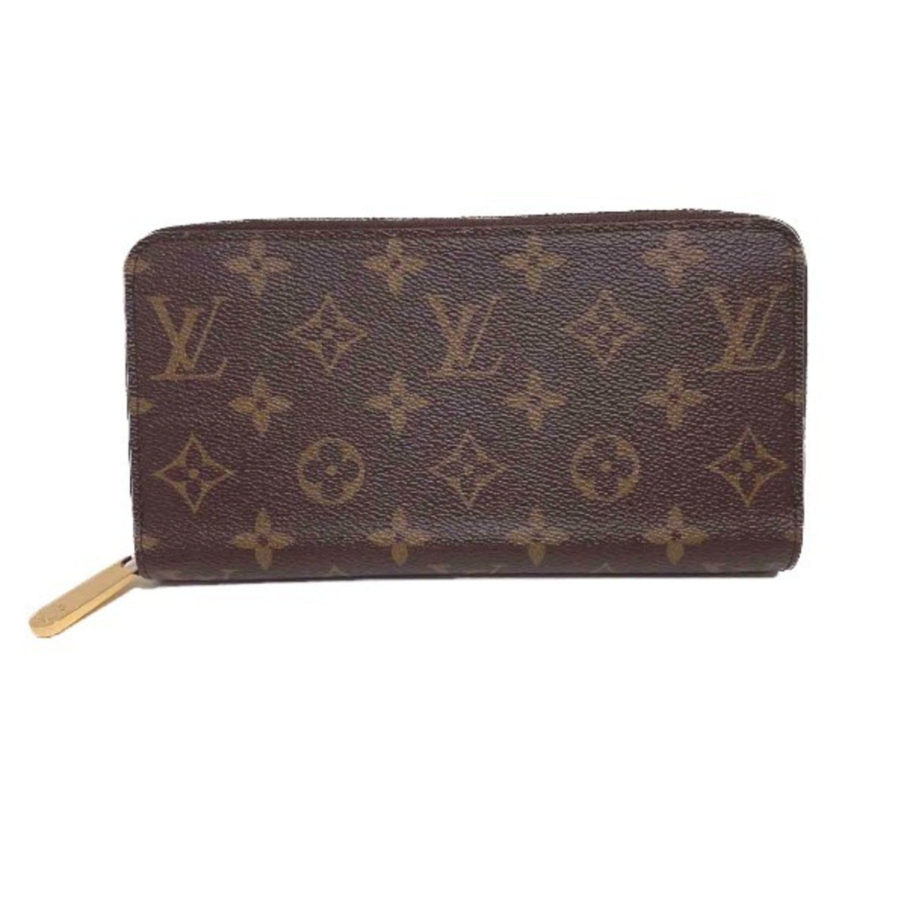 Louis Vuitton Round Zipper Monogram Zippy Wallet Fuchsia Long LV