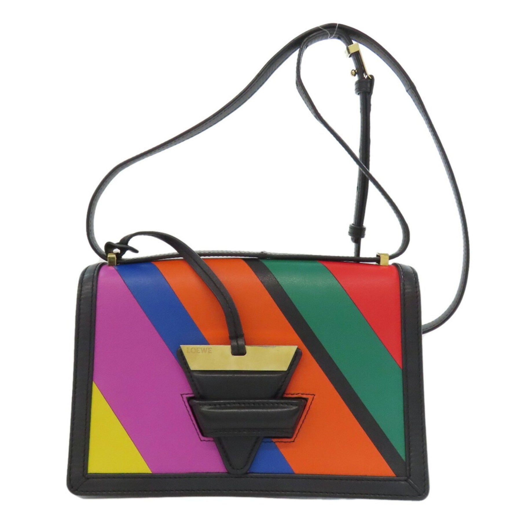 LOEWE Barcelona Collection Leather Shoulder Bag