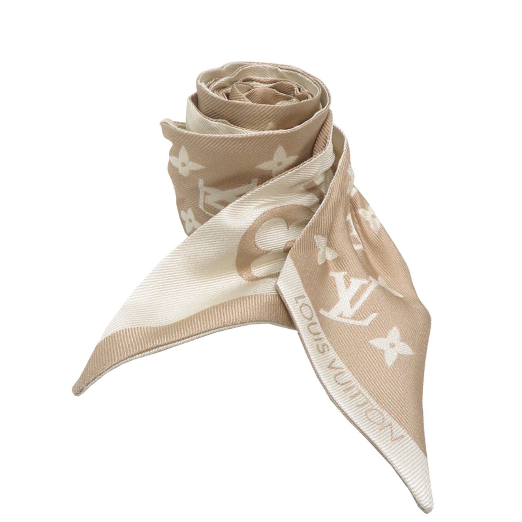 Louis Vuitton Bandeau Scarf Muffler 100% Silk