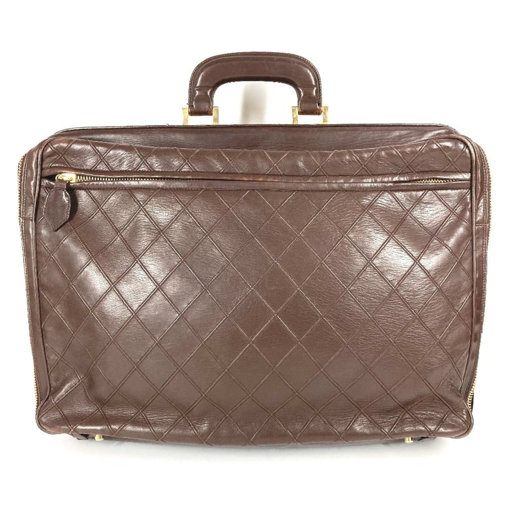 CHANEL Matelasse Quilted Handbag, Tote Bag, Business Leather