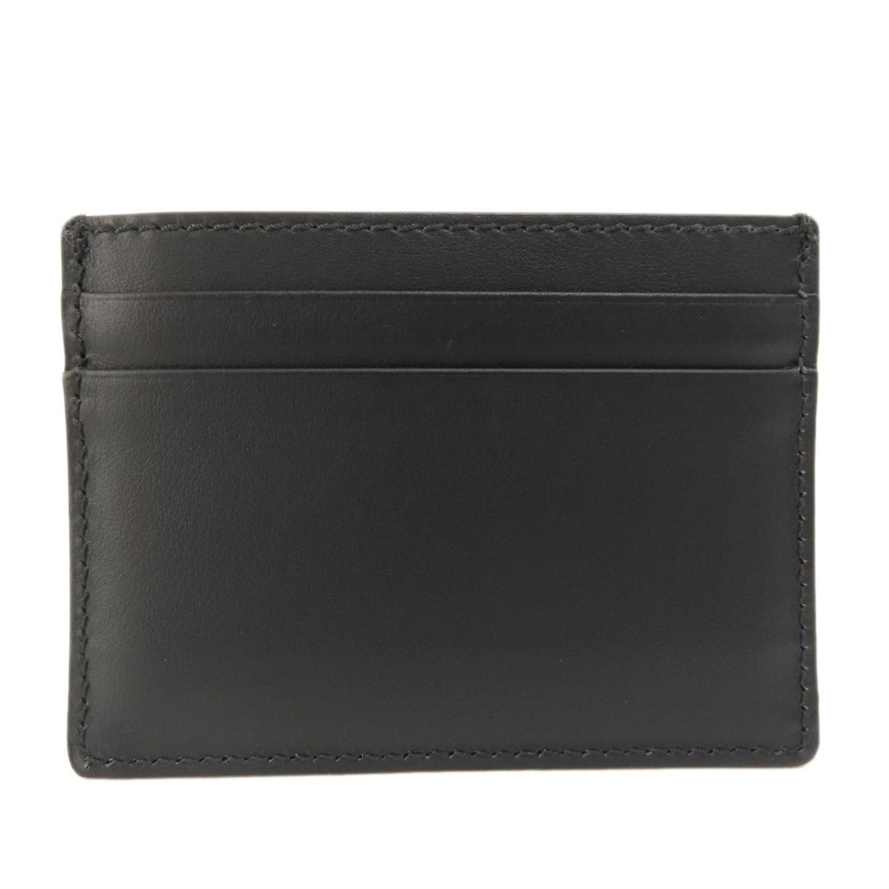Burberry Business Card Holder/Card Case Leather Women's