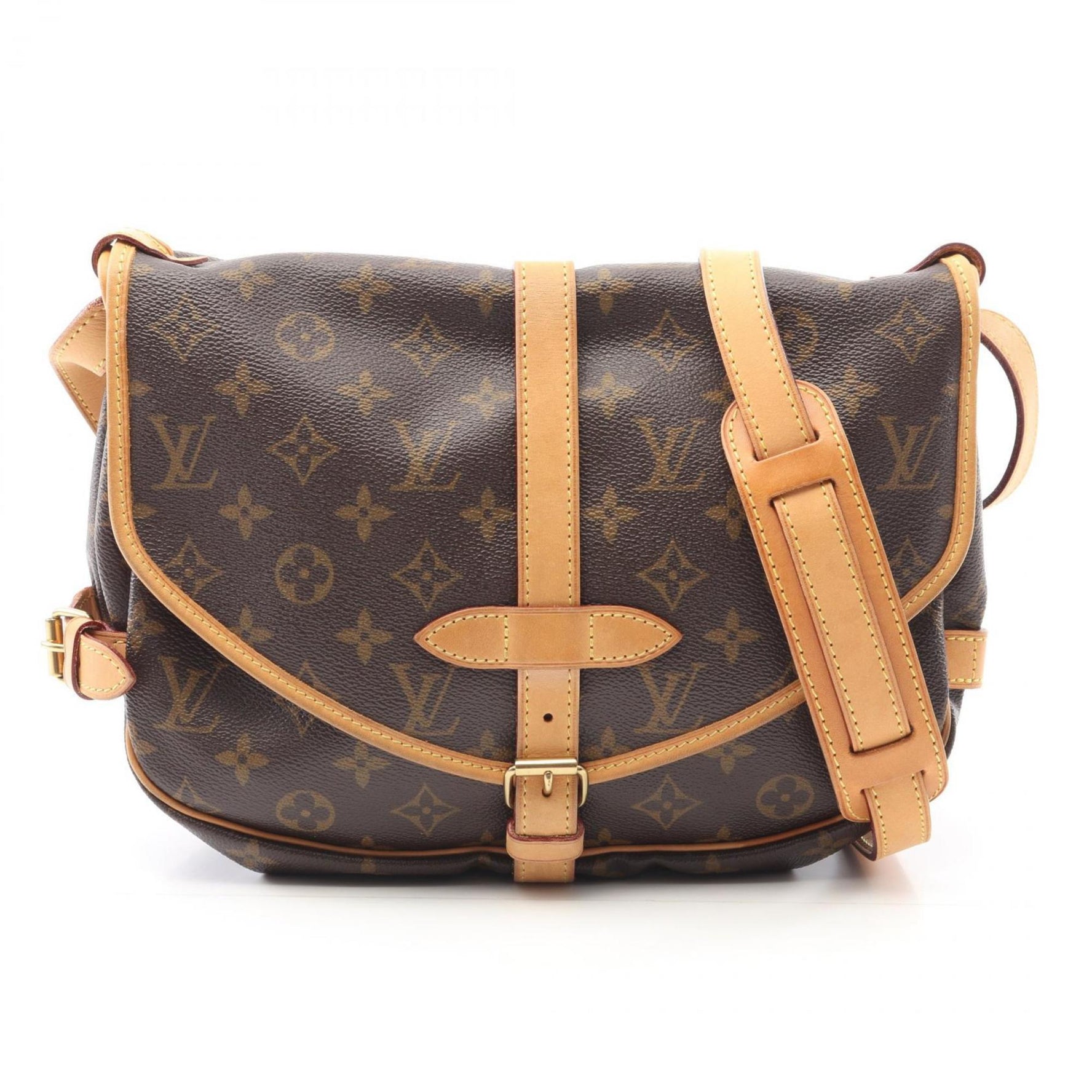 Louis Vuitton Saumur 30 Shoulder Bag, Coated Canvas and Leather, Monogram