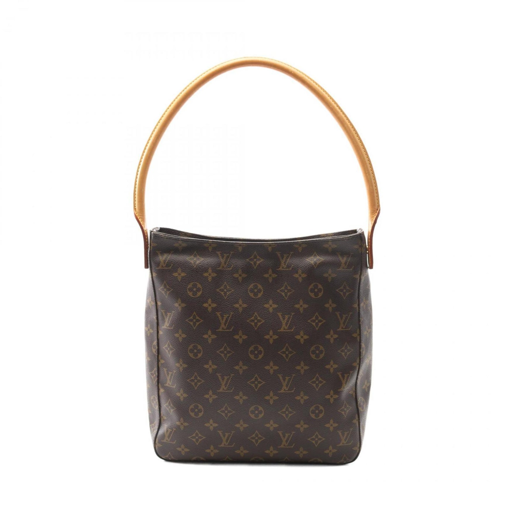 Louis Vuitton Looping GM Shoulder Bag in Coated Canvas and Leather with Monogram Design