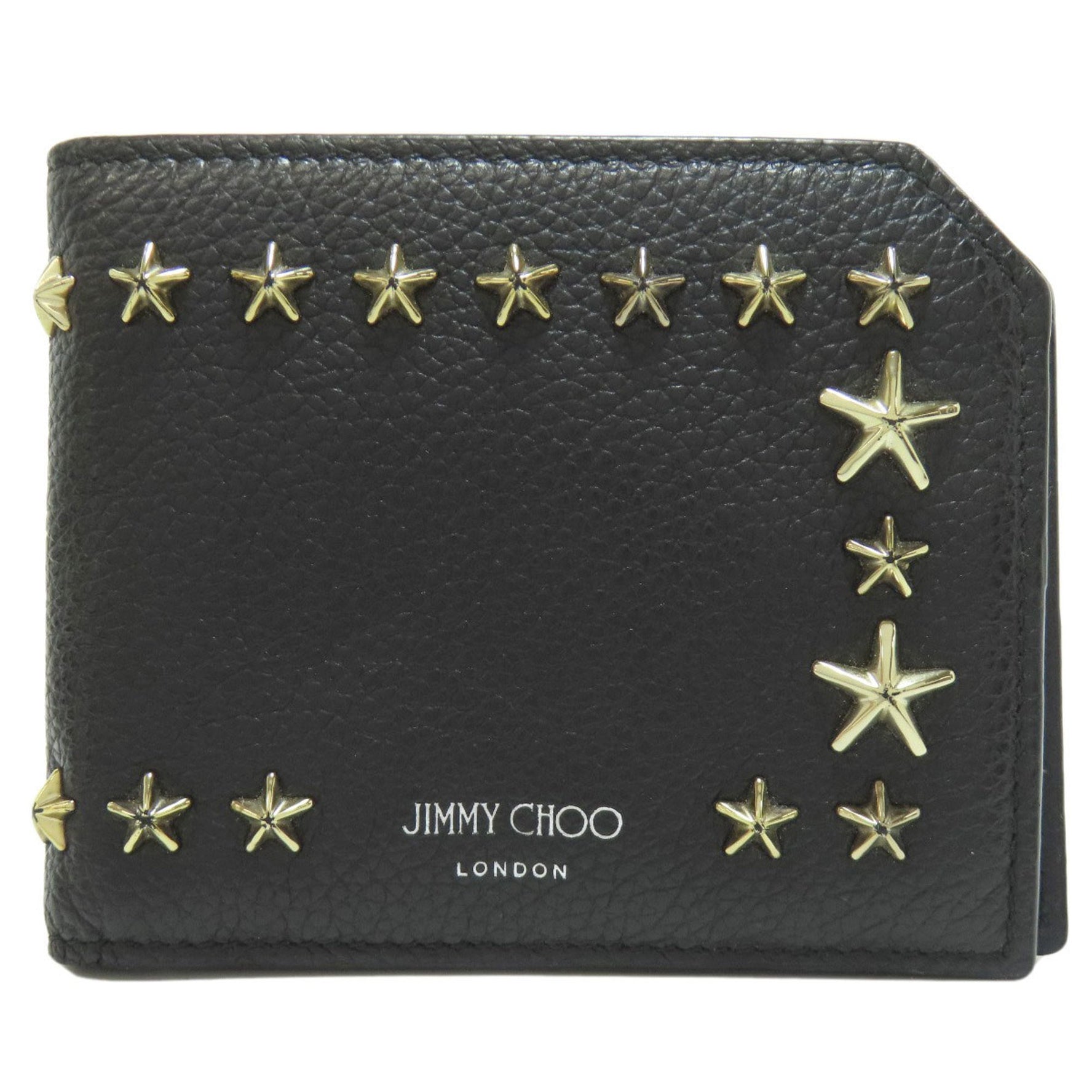 Jimmy Choo Star Motif Bi-fold Wallet Leather