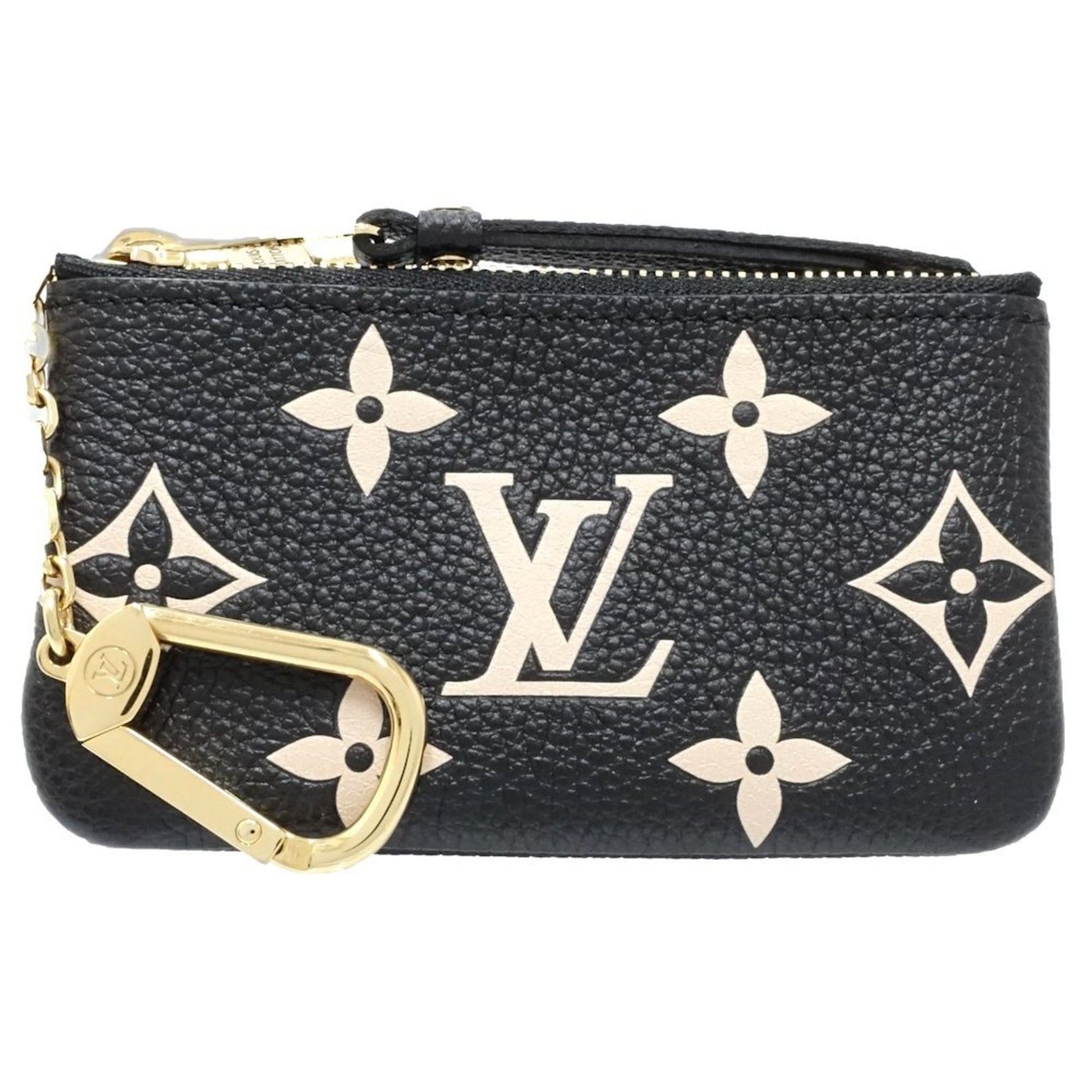 LOUIS VUITTON Louis Vuitton Wallet/Coin Case M80885 Pochette Cle Monogram Empreinte Black