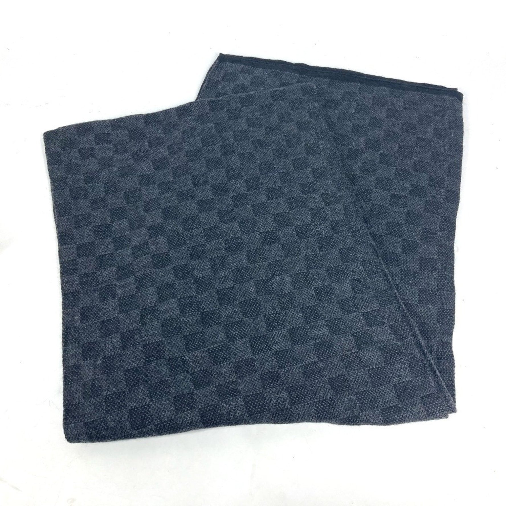 Louis Vuitton Damier Graphite Echarpe Petit Scarf Wool Men's