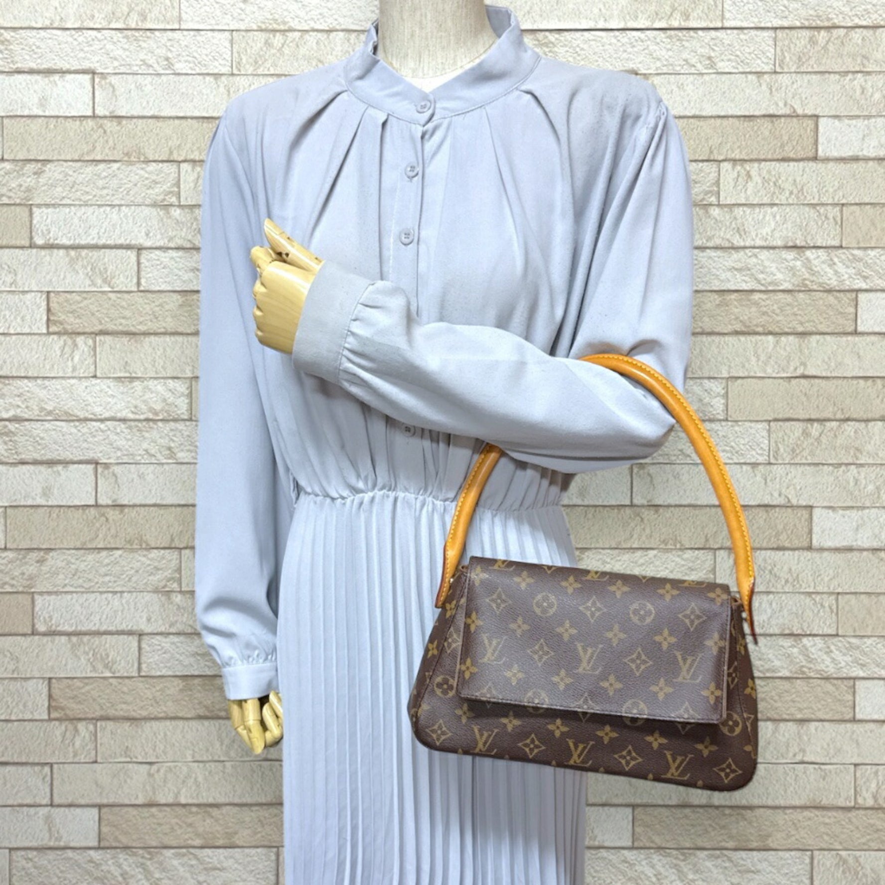 Louis Vuitton Mini Looping Monogram Canvas Handbag