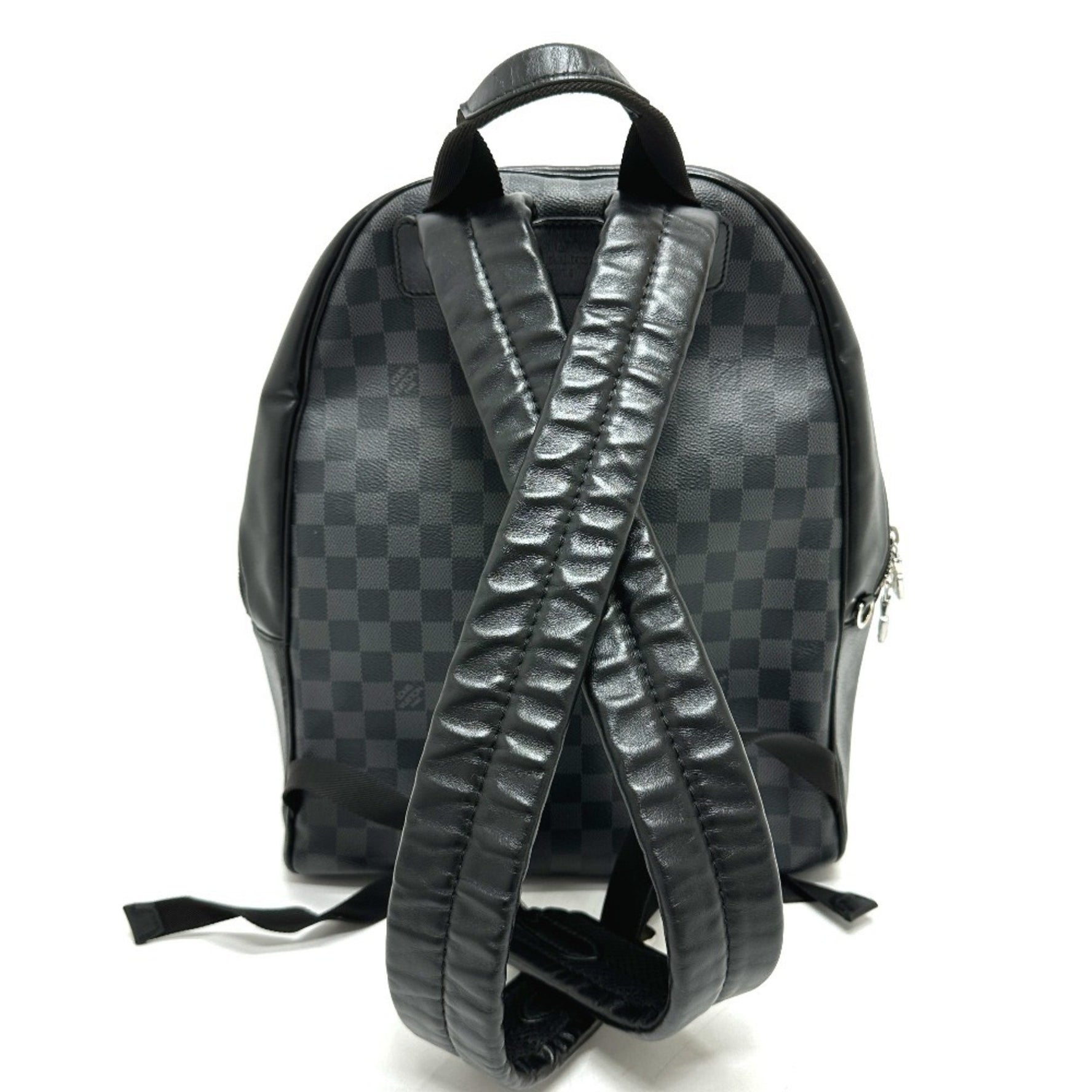 Louis Vuitton Josh Backpack Bag Rucksack Damier Graphite Canvas