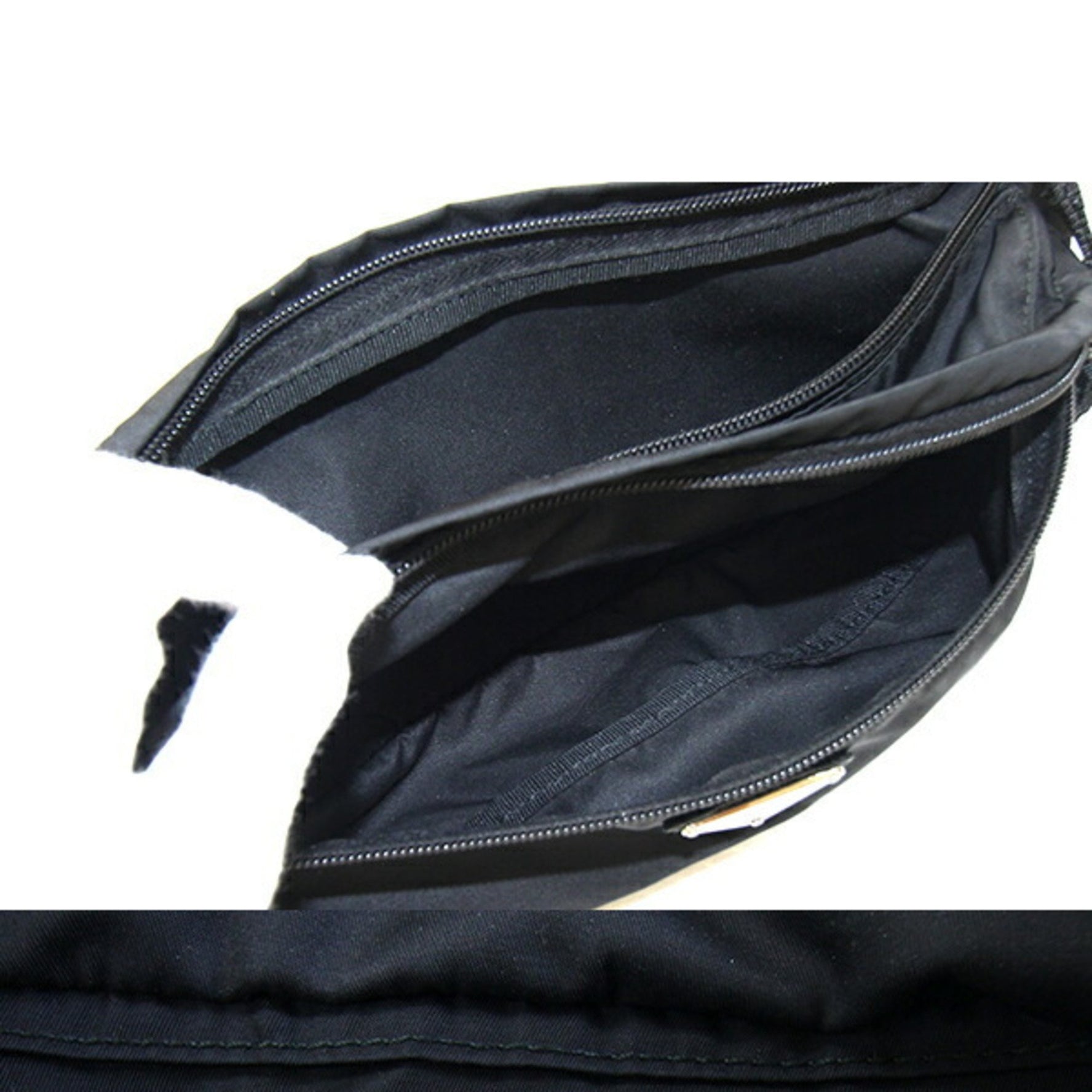 Prada body bag, nylon waist pouch .