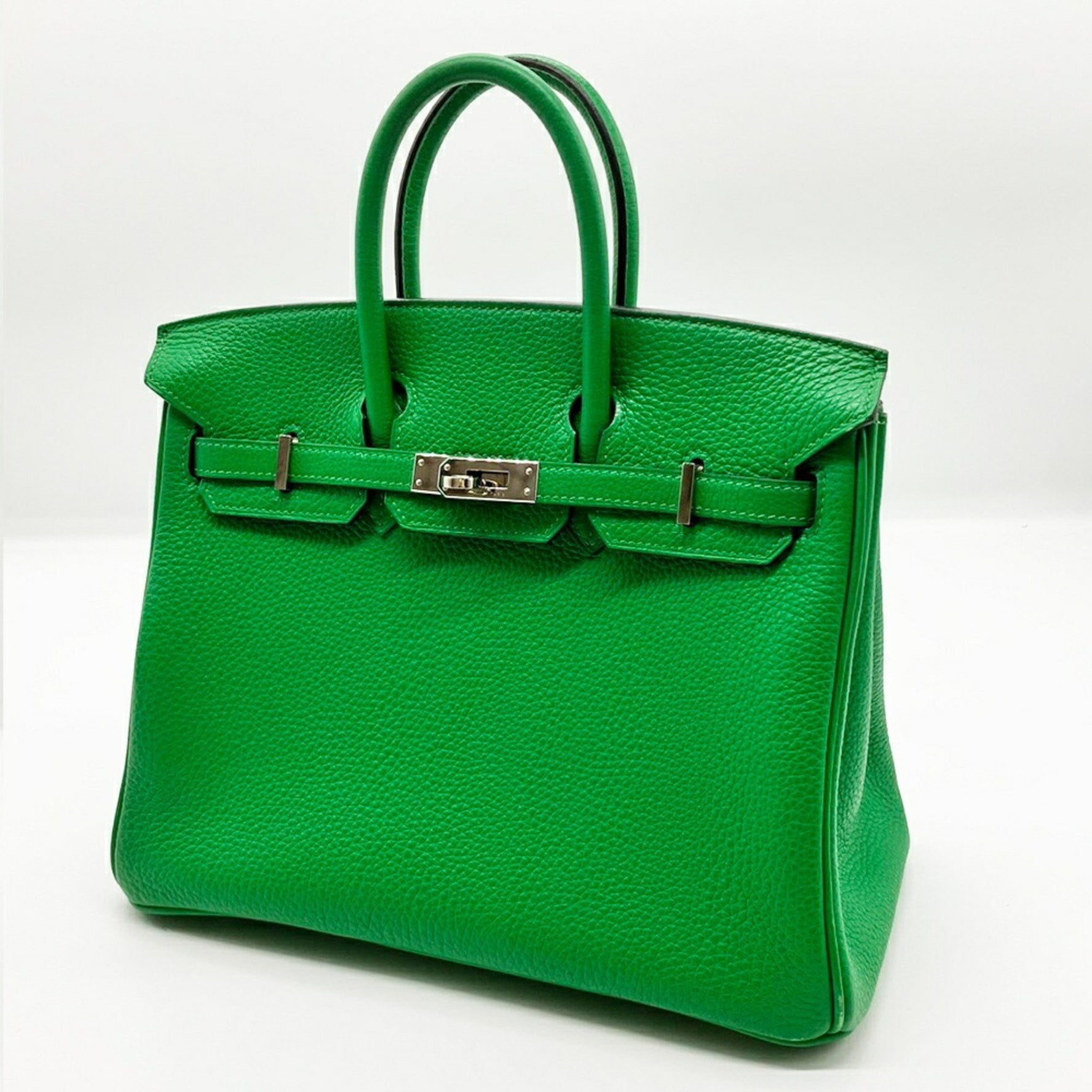 Hermes Hermès Birkin 25 Bamboo Togo Handbag with R Stamp