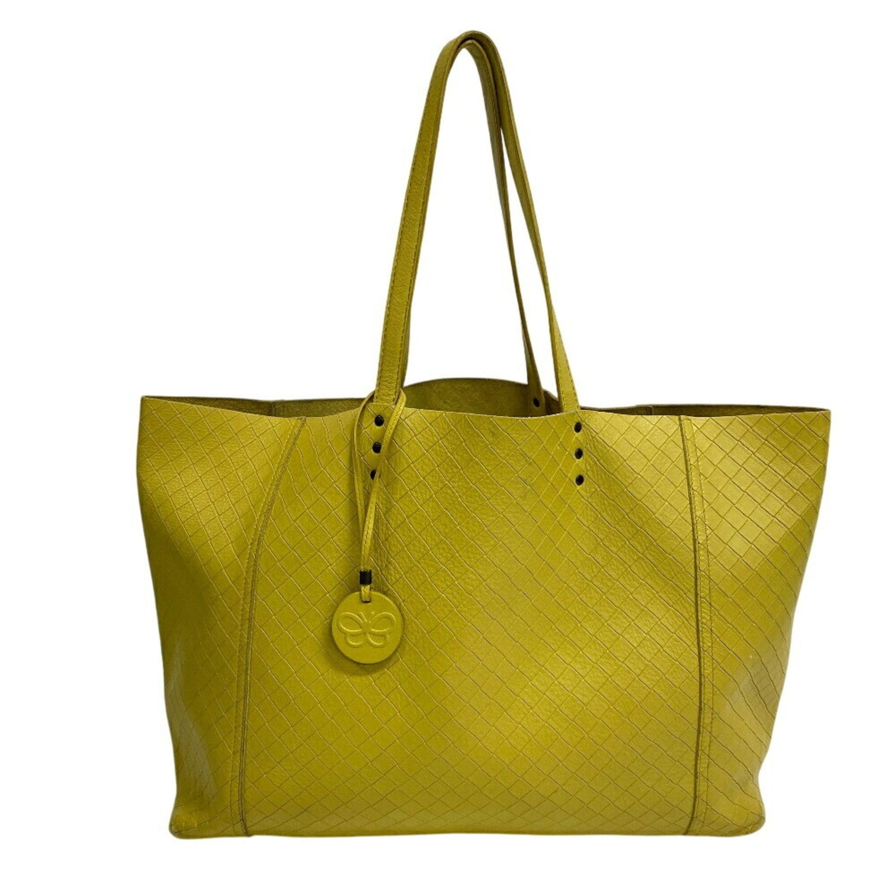 BOTTEGA VENETA Bottega Veneta Intrecciato Mirage Tote Bag with Butterfly Charm