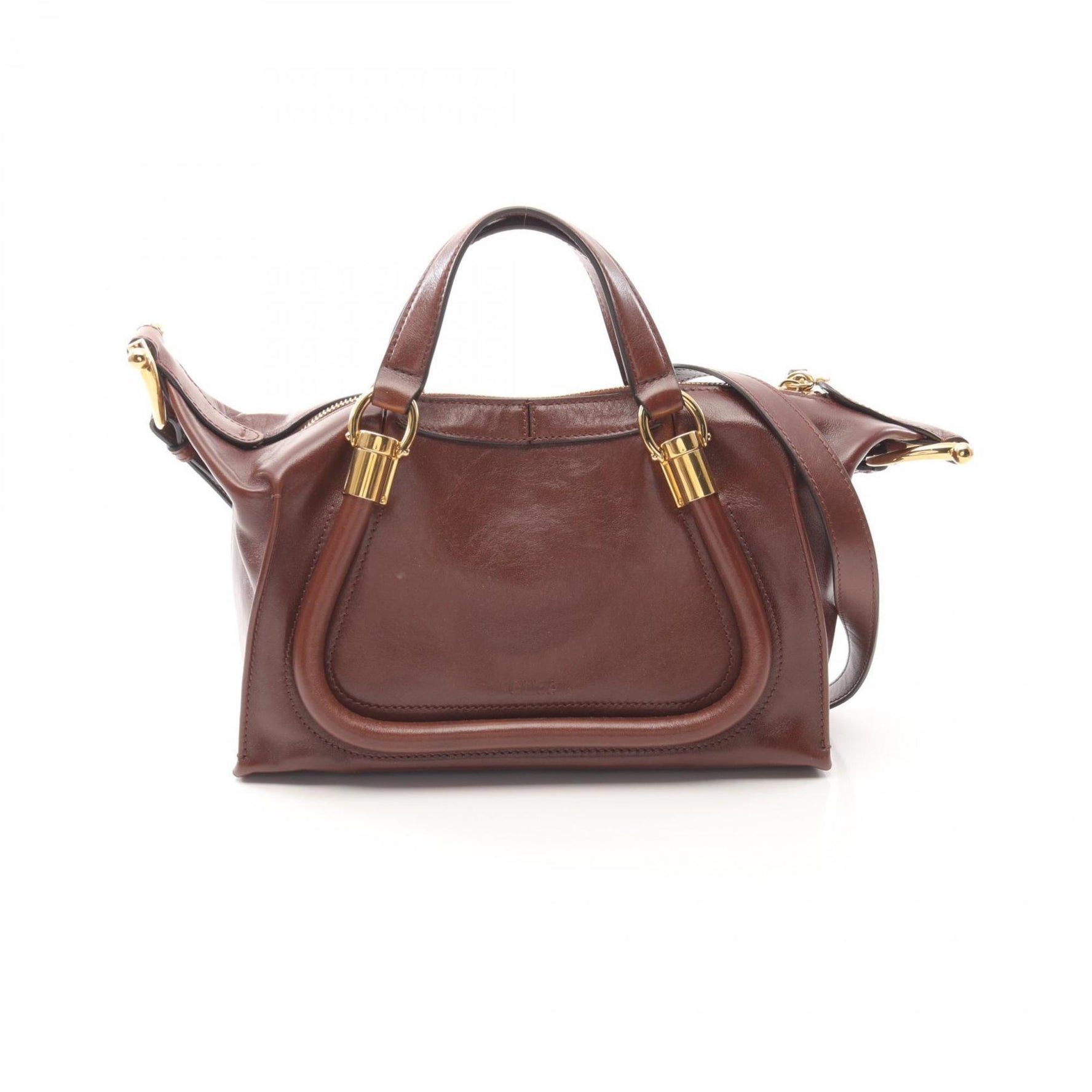 Chloé Chloe Paraty 24 Small Back Handbag Leather