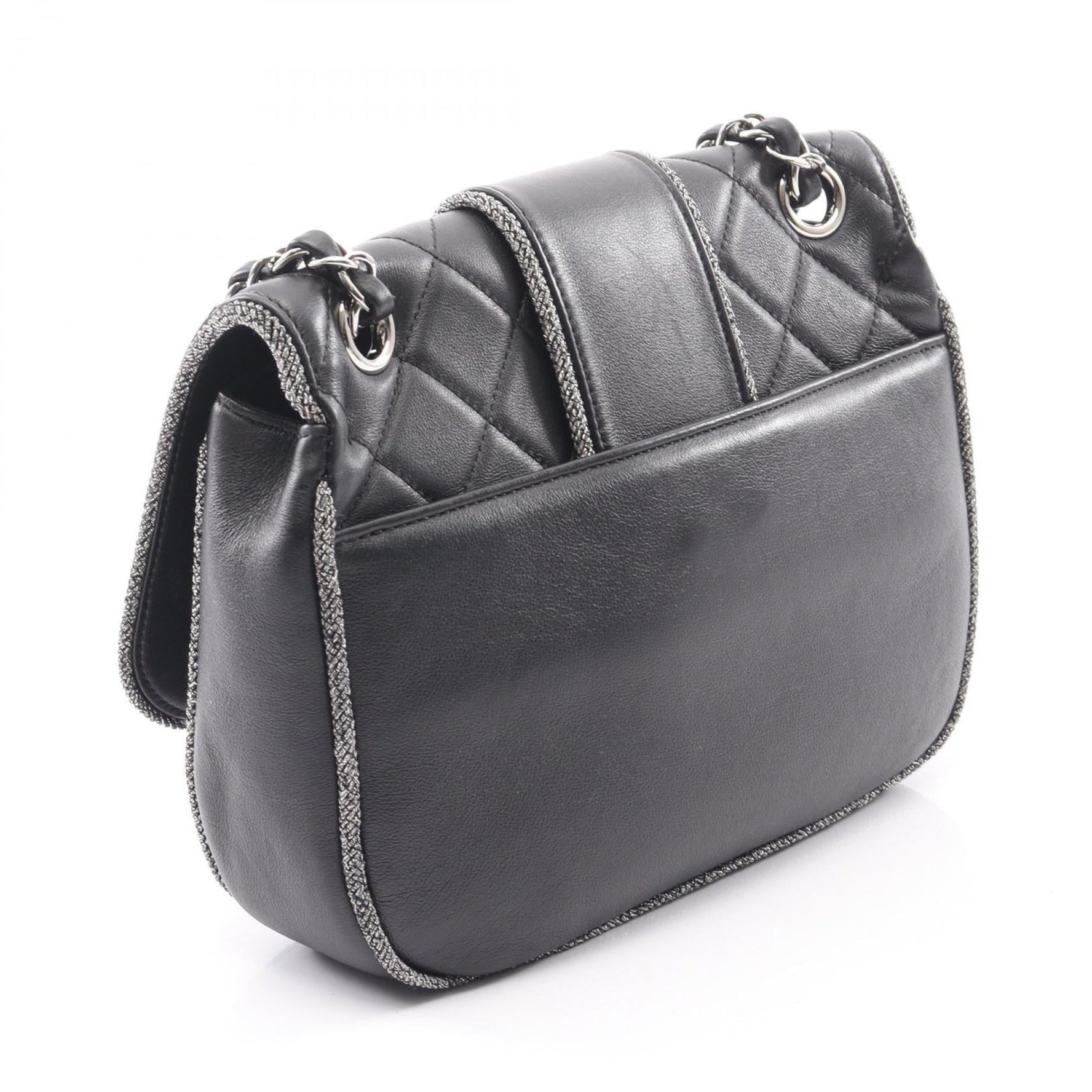 CHANEL Matelasse Shoulder Bag, Lambskin Leather