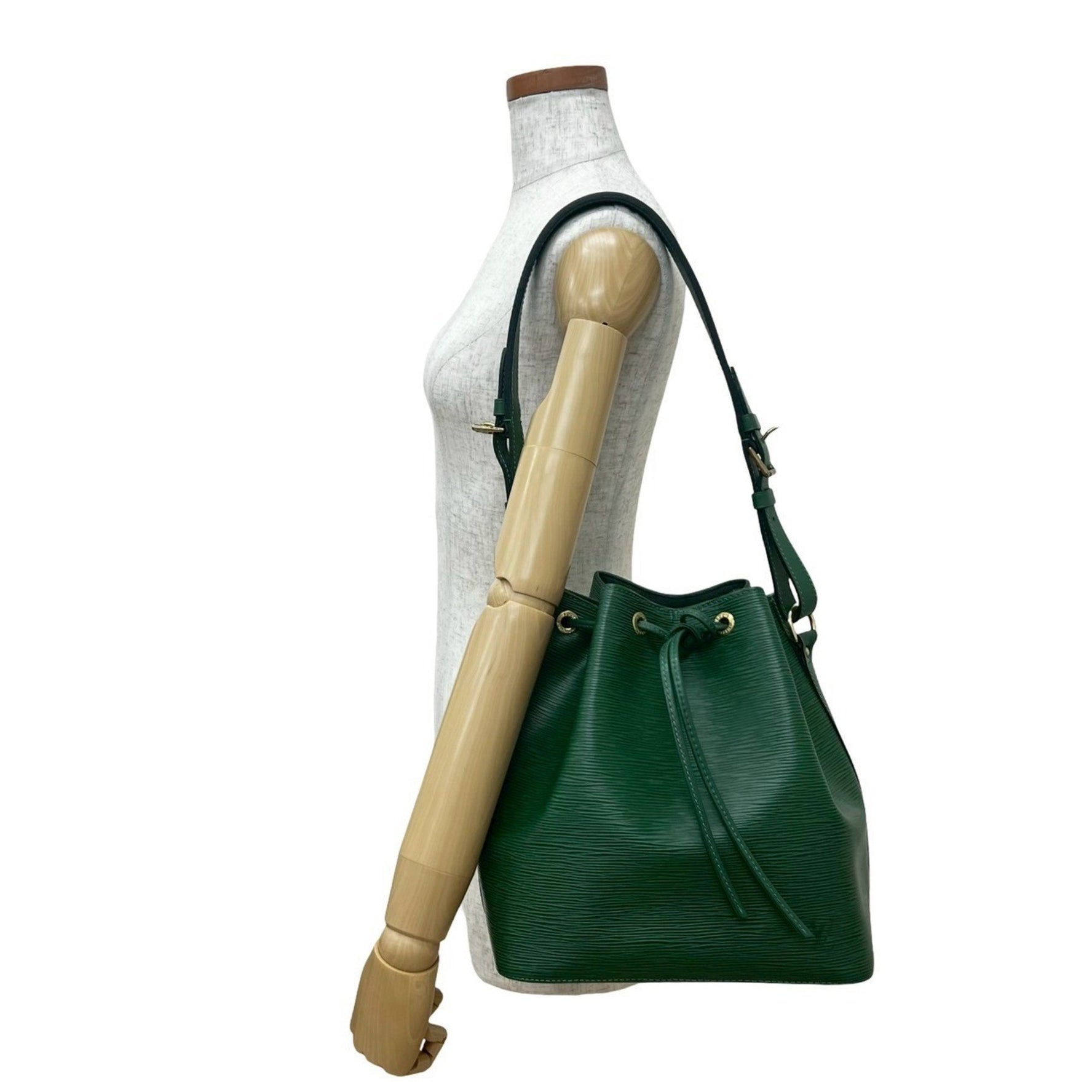 LOUIS VUITTON Petit Noe Epi Leather One-Shoulder Tote Bag in Borneo