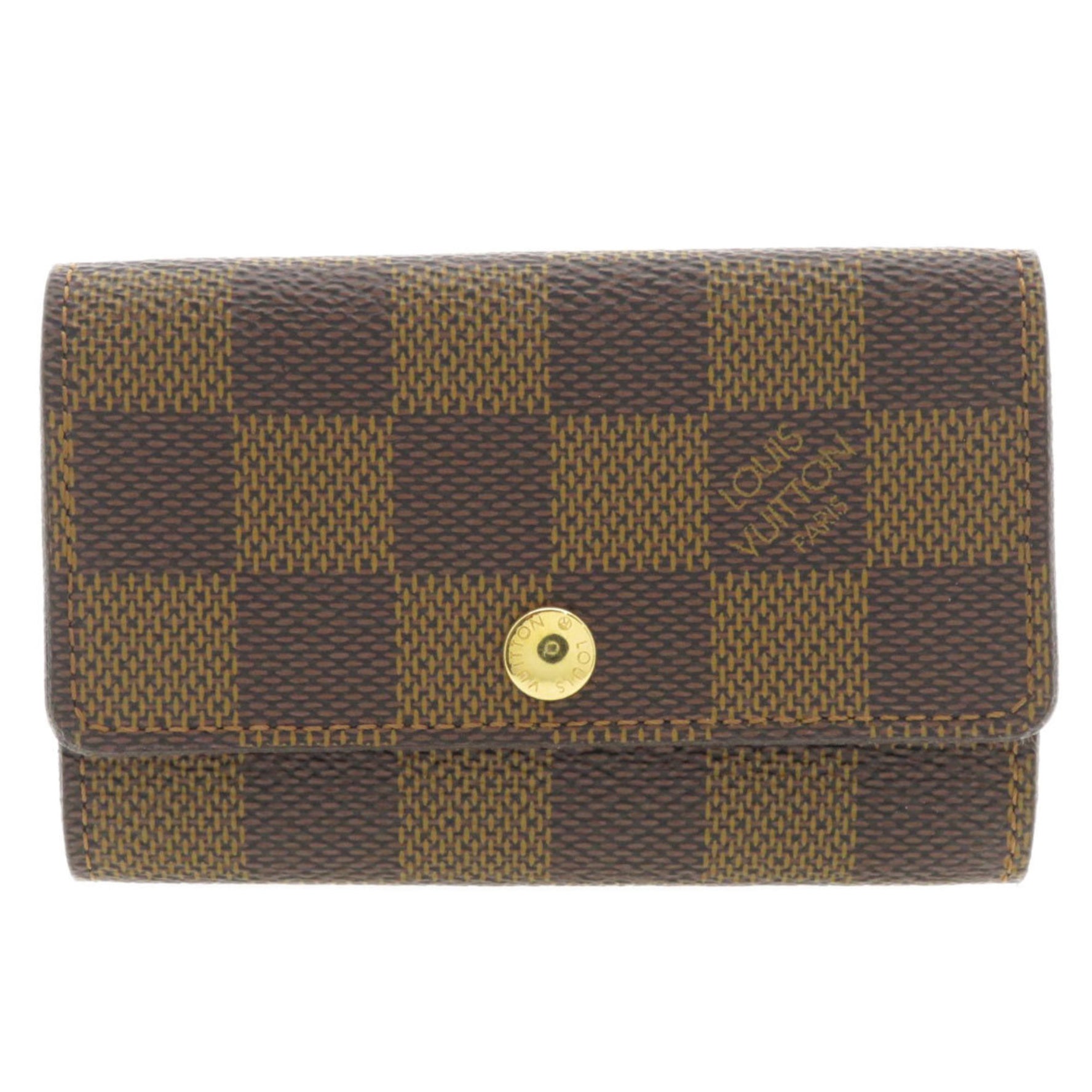 Louis Vuitton Multicle 6 Damier Ebene Key Case Canvas