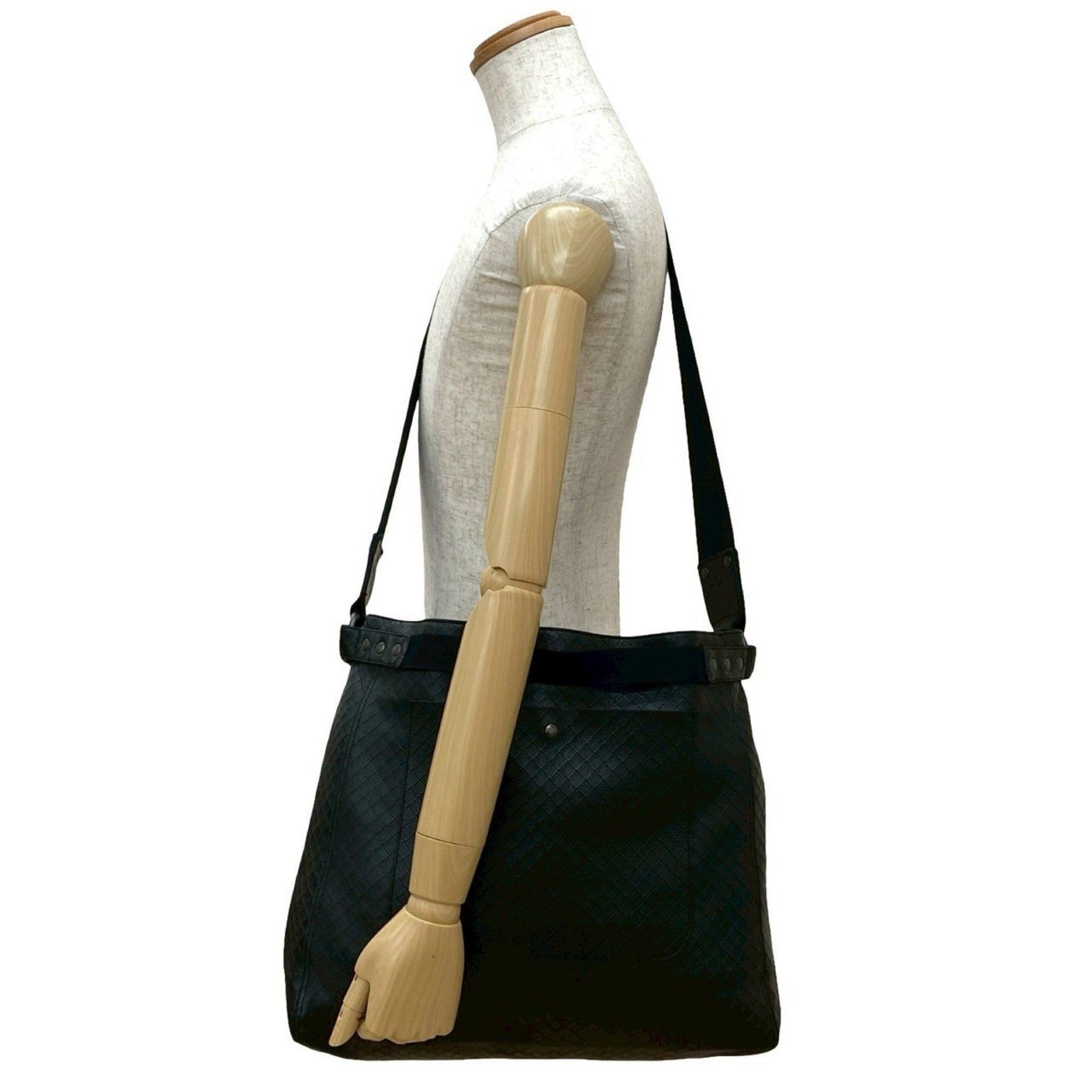 BOTTEGA VENETA Intrecciato Mirage genuine leather shoulder bag/tote bag, 437-9