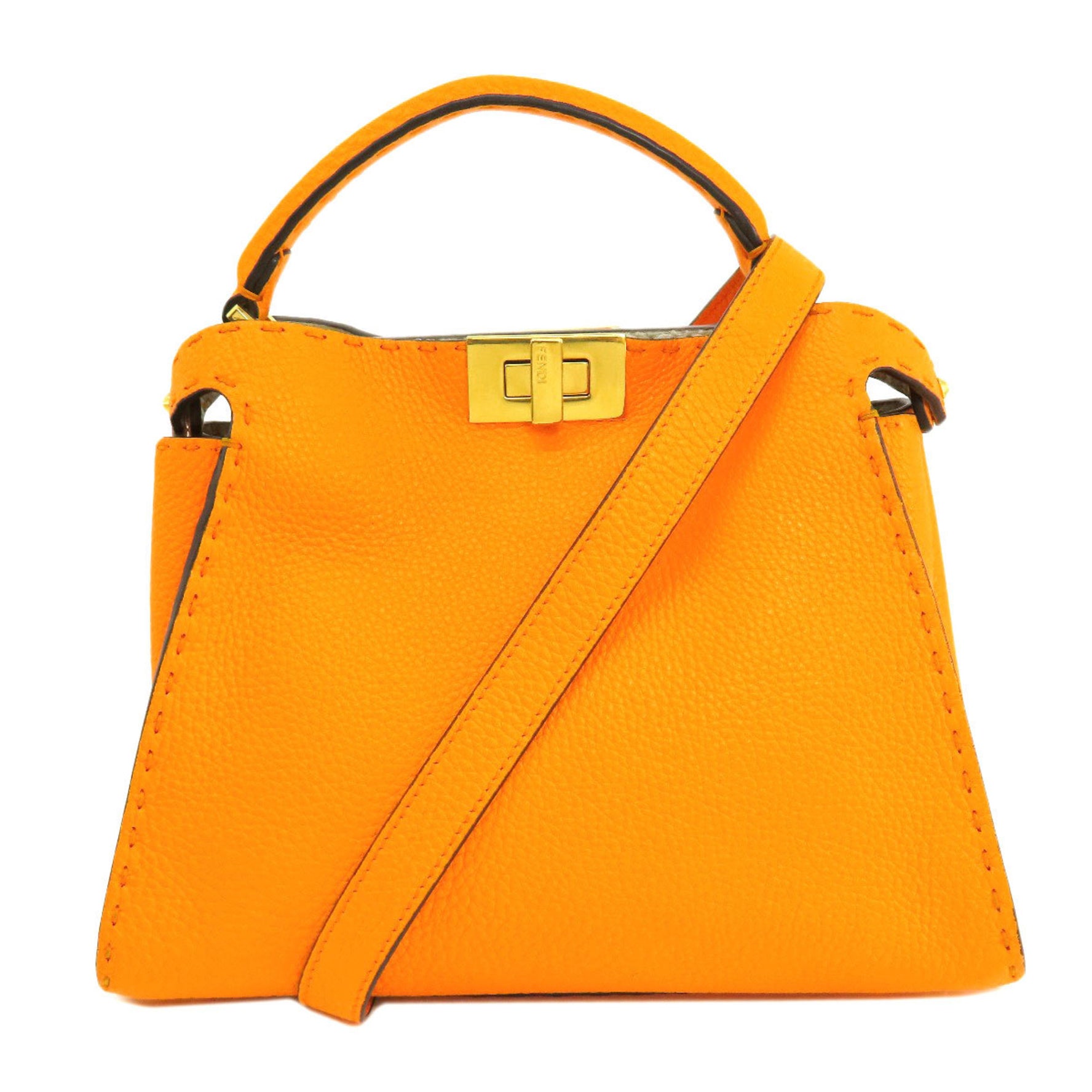 Fendi Peekaboo handbag in calf leather
