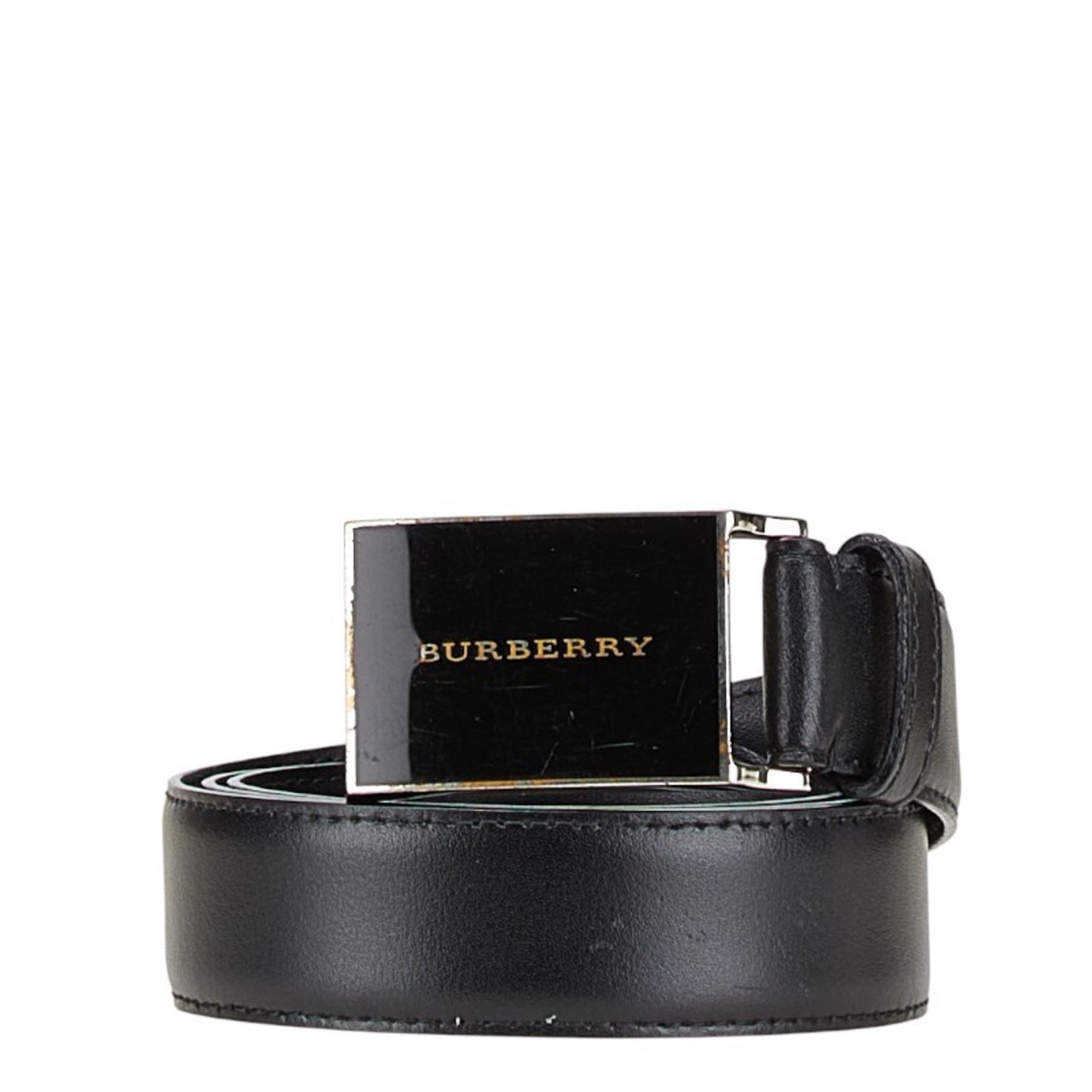 Burberry Logo Belt Size: 105 42 Leather