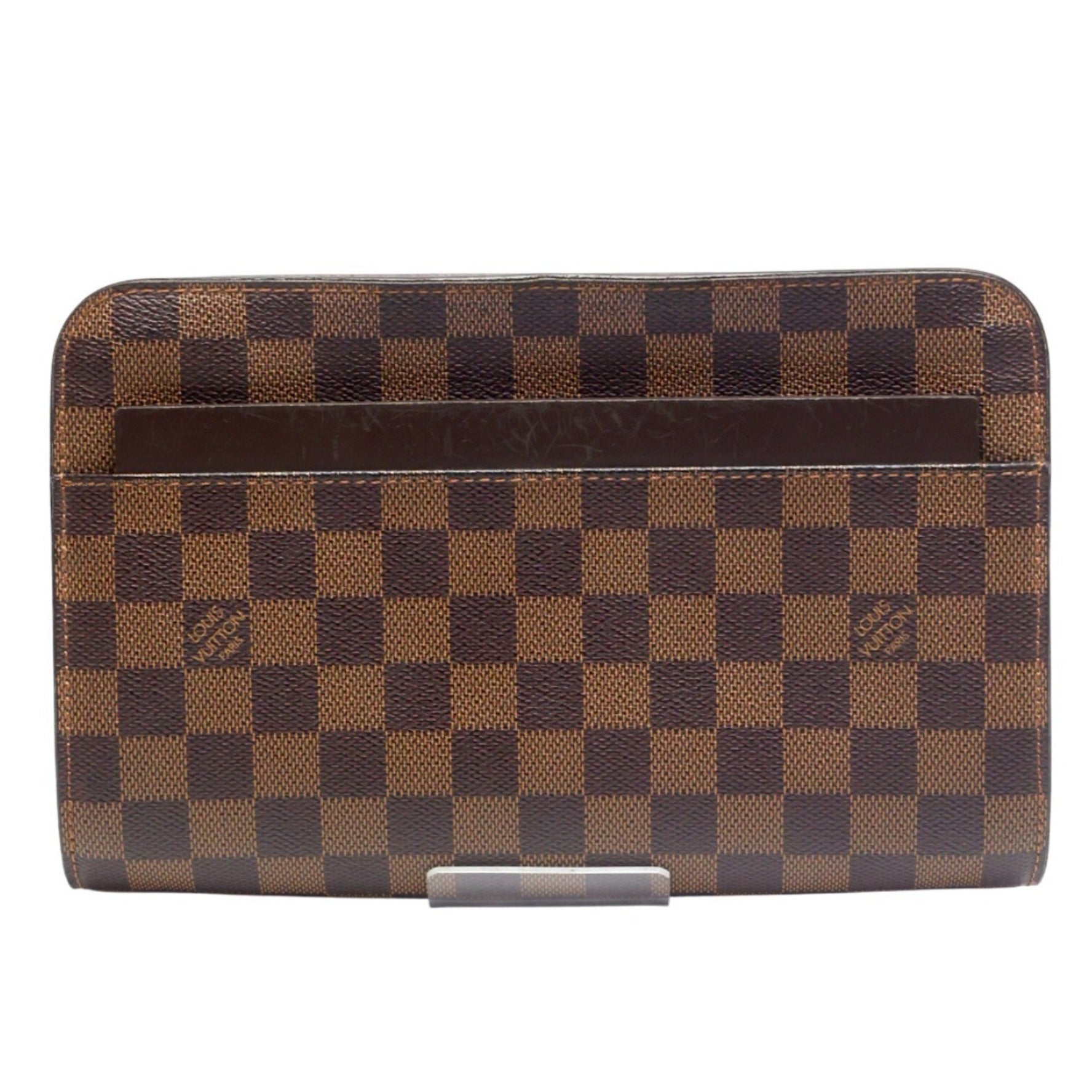 Louis Vuitton Damier Ebene Saint Canvas Second Bag/Clutch Bag