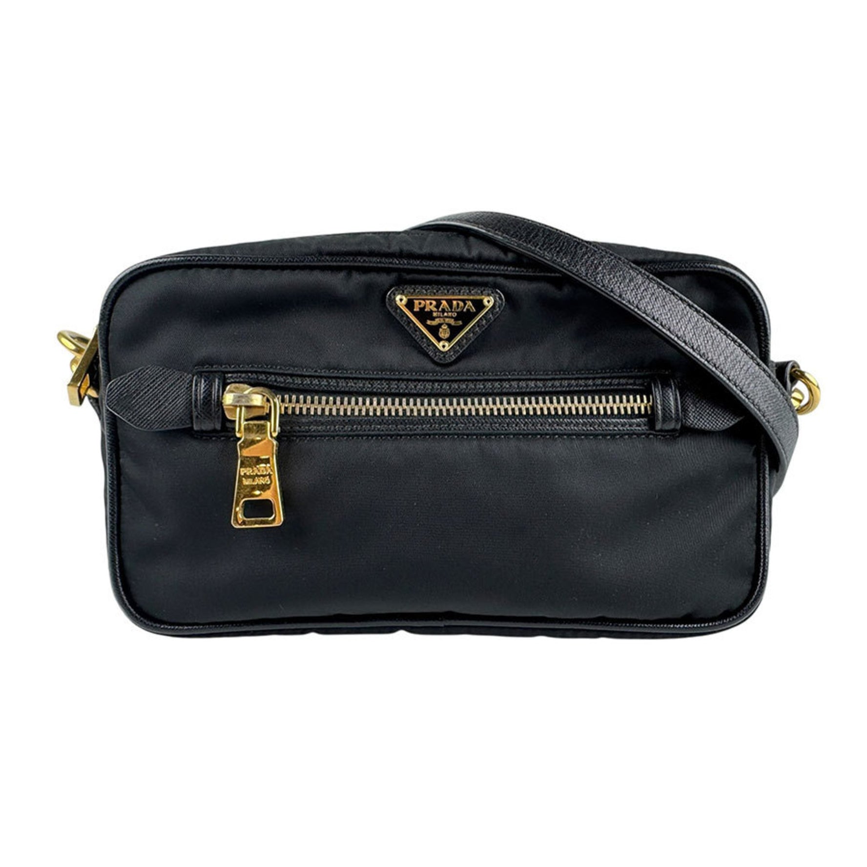 Prada PRADA Shoulder Bag, Nylon, Black, Women's, BT0773 z6700