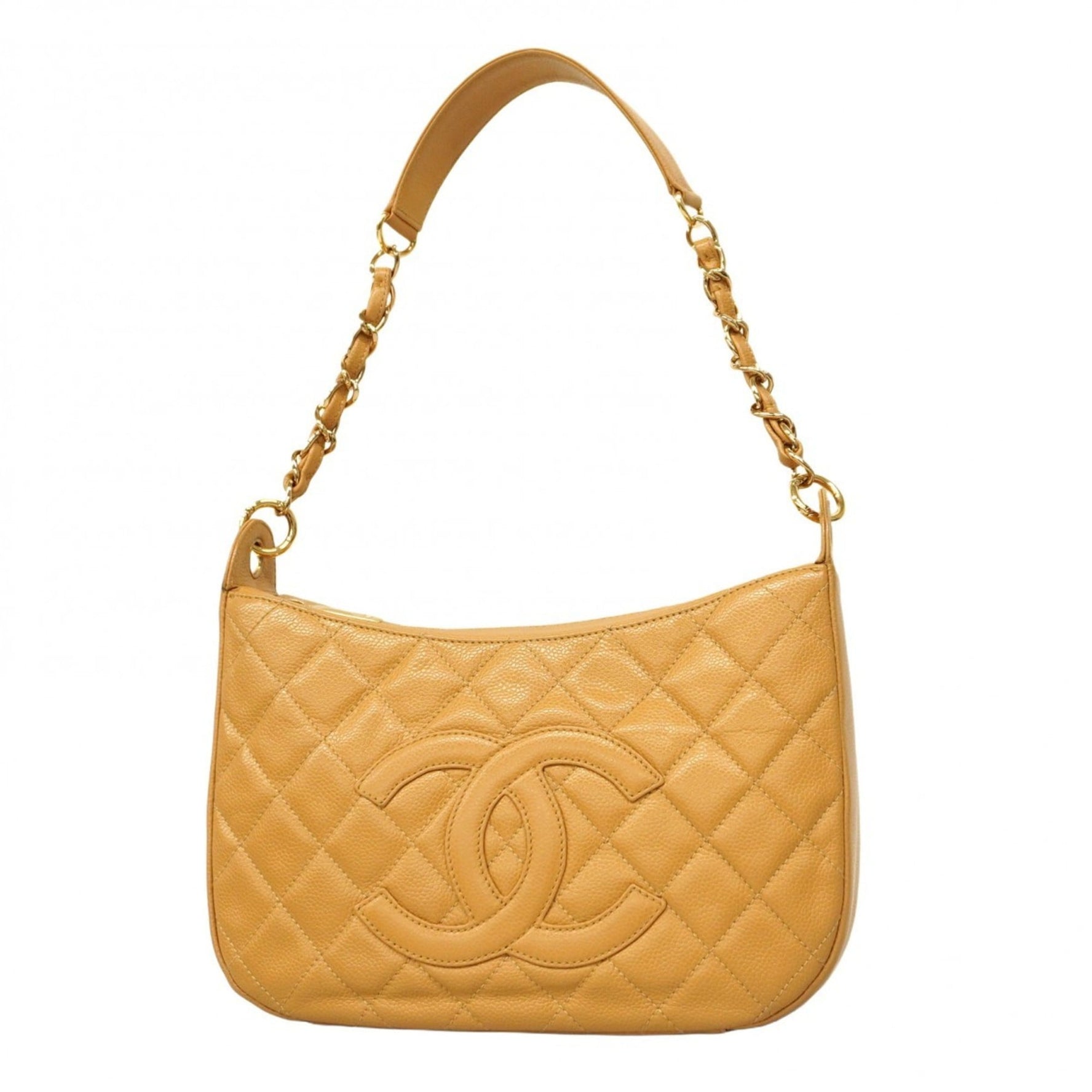 Chanel Matelasse Shoulder Bag with Chain Bag, Caviar Skin
