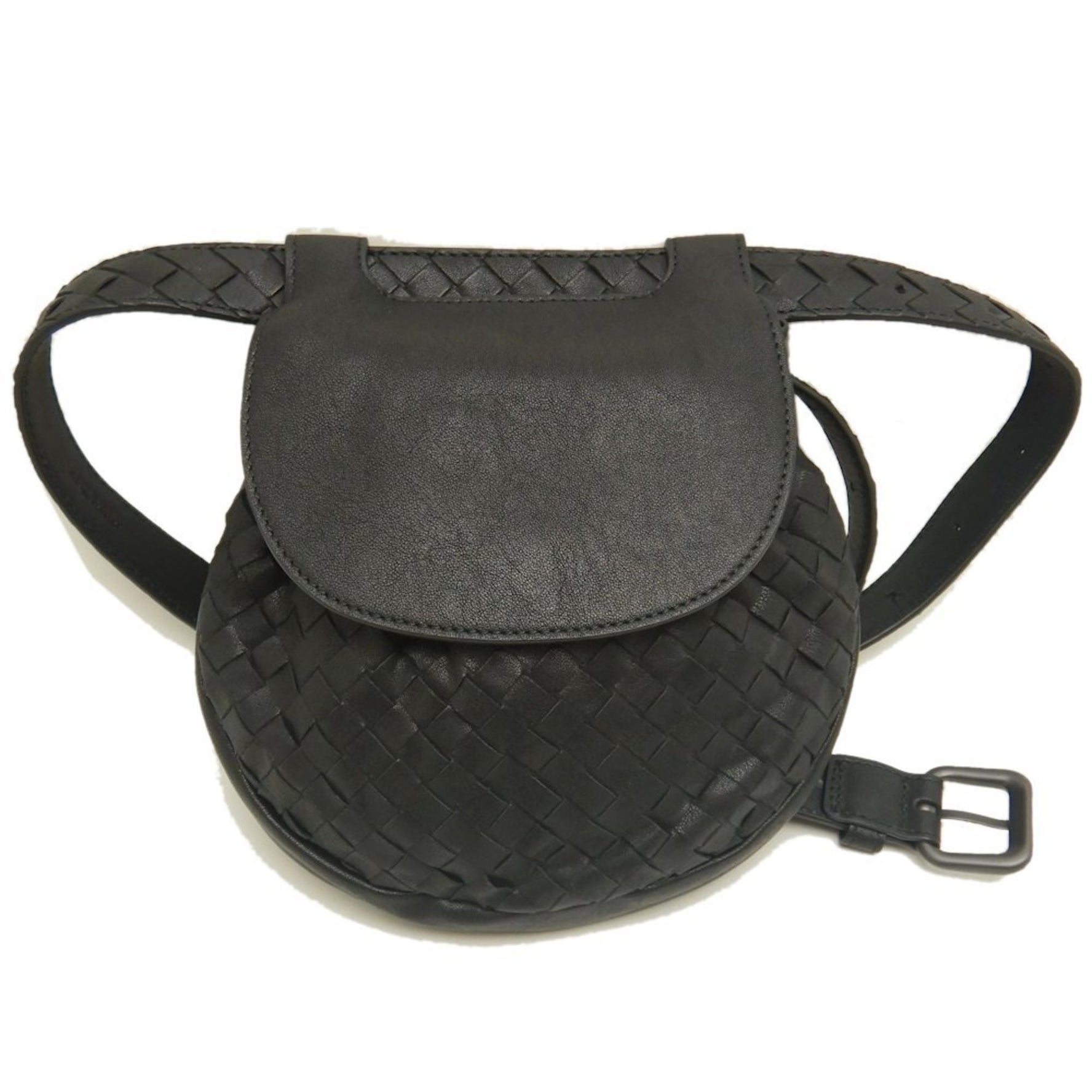 BOTTEGA VENETA Intrecciato Body Bag/Waist Bag Leather