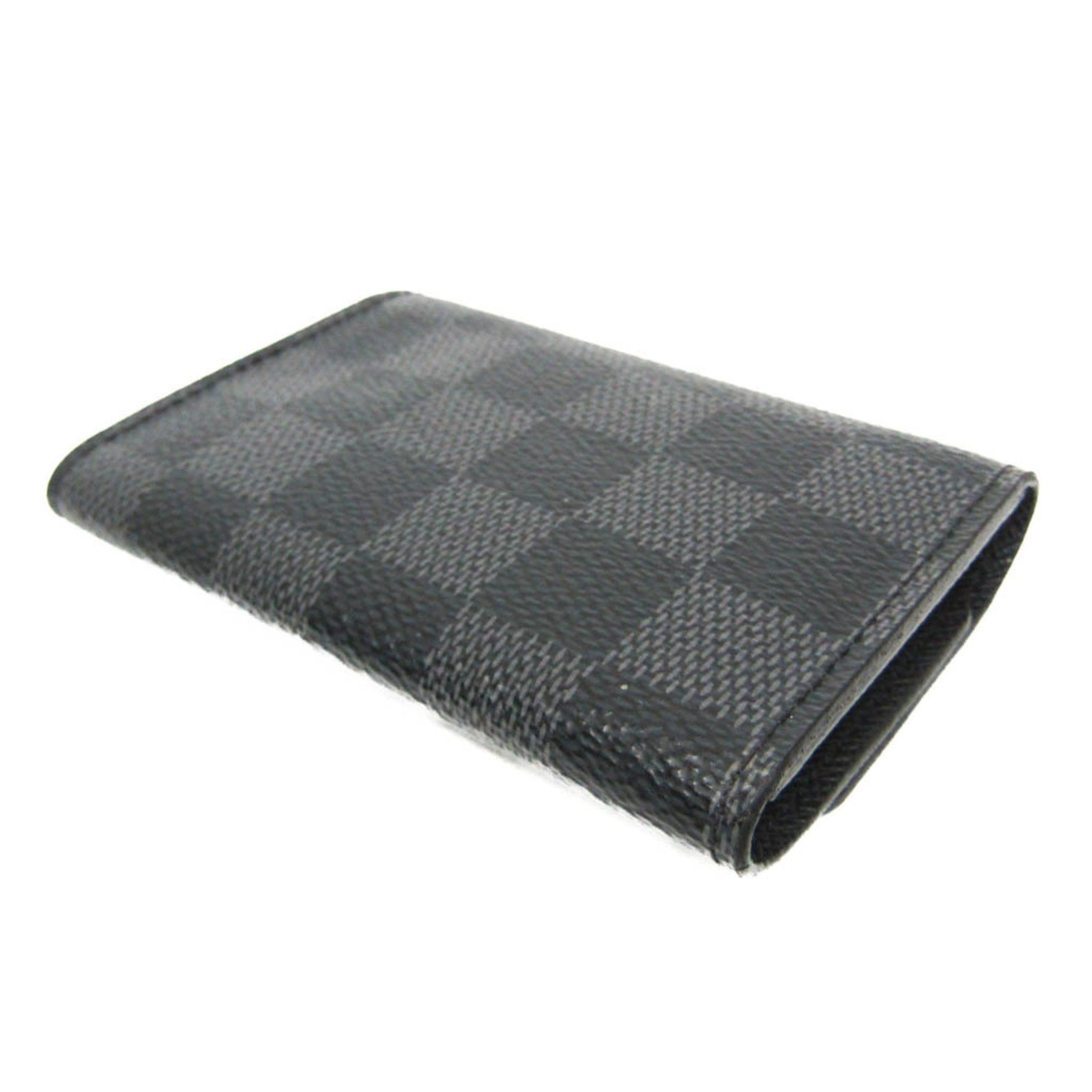 Louis Vuitton Damier Graphite Multicles 6 N62662 Men,Women Damier Graphite Key Case Damier Graphite