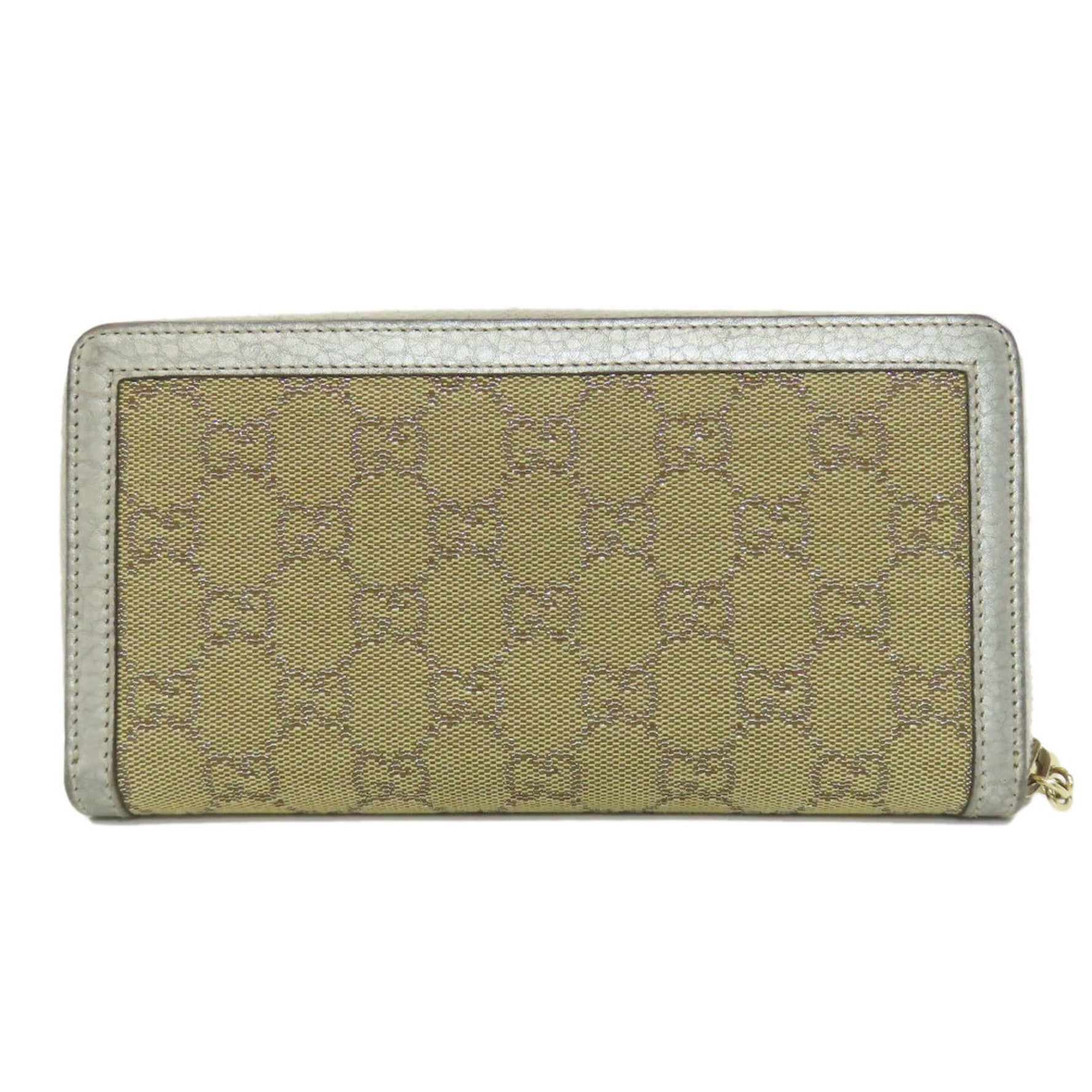 Gucci GG Long Wallet Canvas Leather