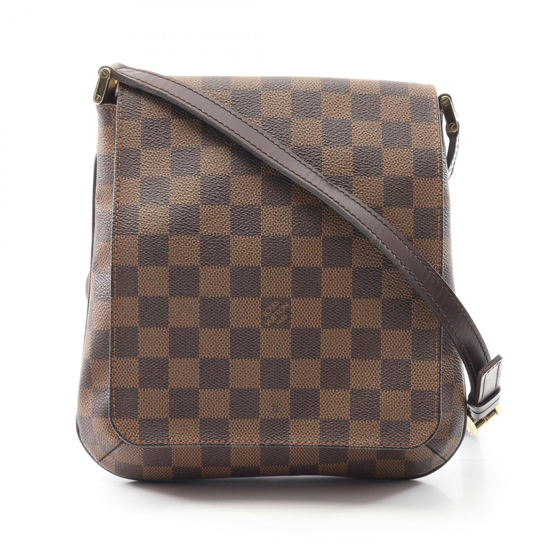 Louis Vuitton Musette Salsa Long Strap Shoulder Bag, Coated Canvas and Leather with Damier Finish, Brown