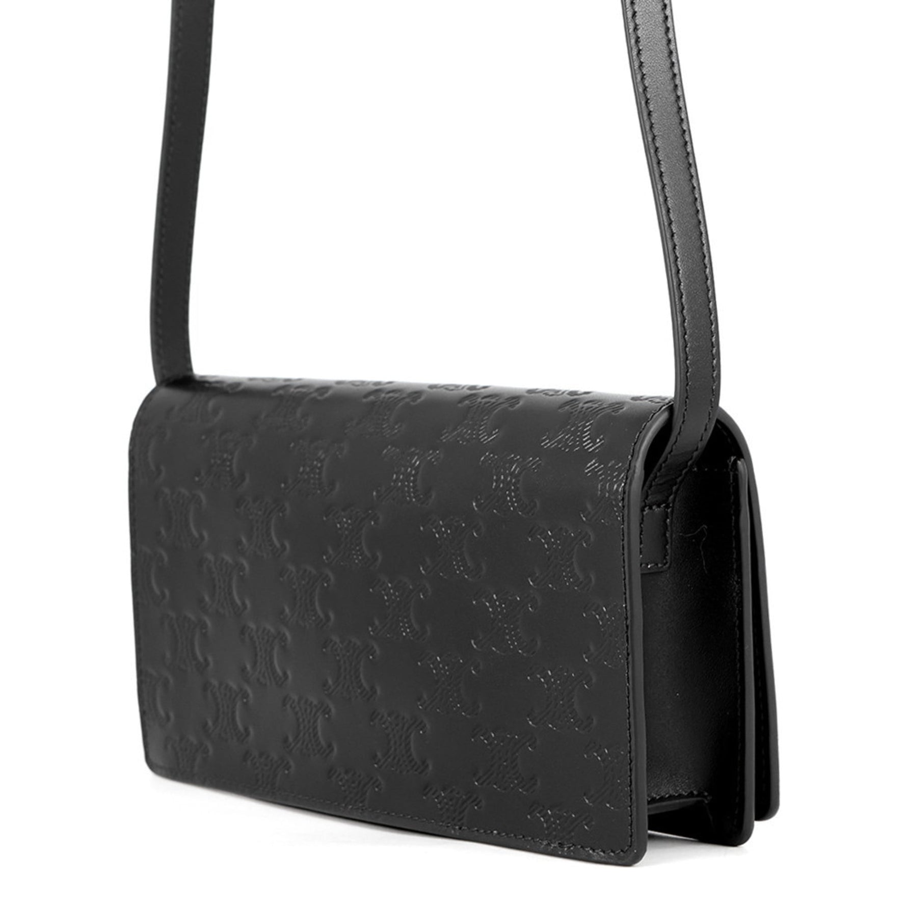 Celine Triomphe Horizontal Sleeve Leather Shoulder Bag