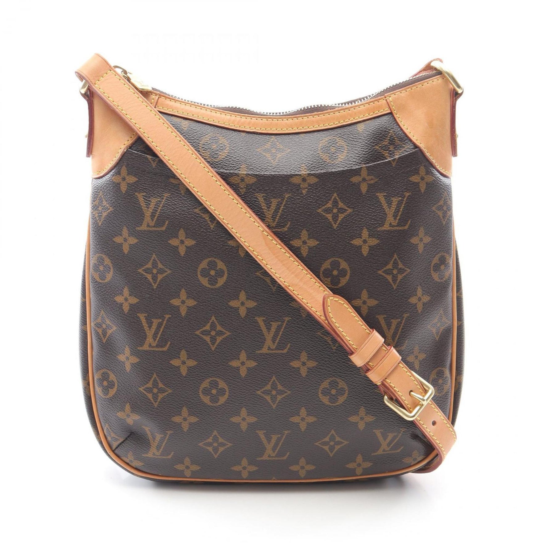 Louis Vuitton Odeon PM Shoulder Bag in Coated Canvas and Leather with Monogram Design