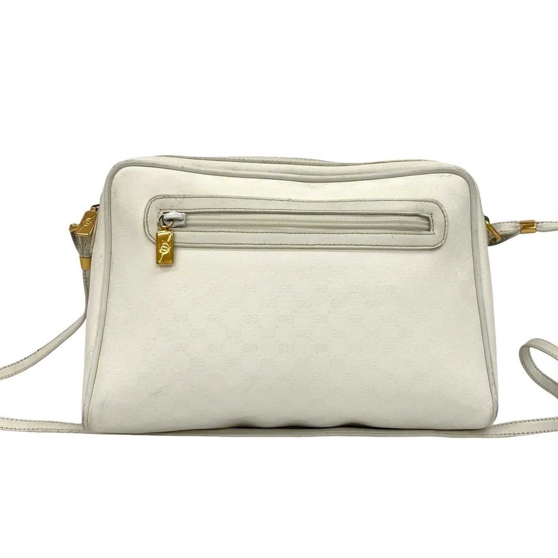 GUCCI Old Micro GG Leather Shoulder Bag/Pochette/Sacoche in